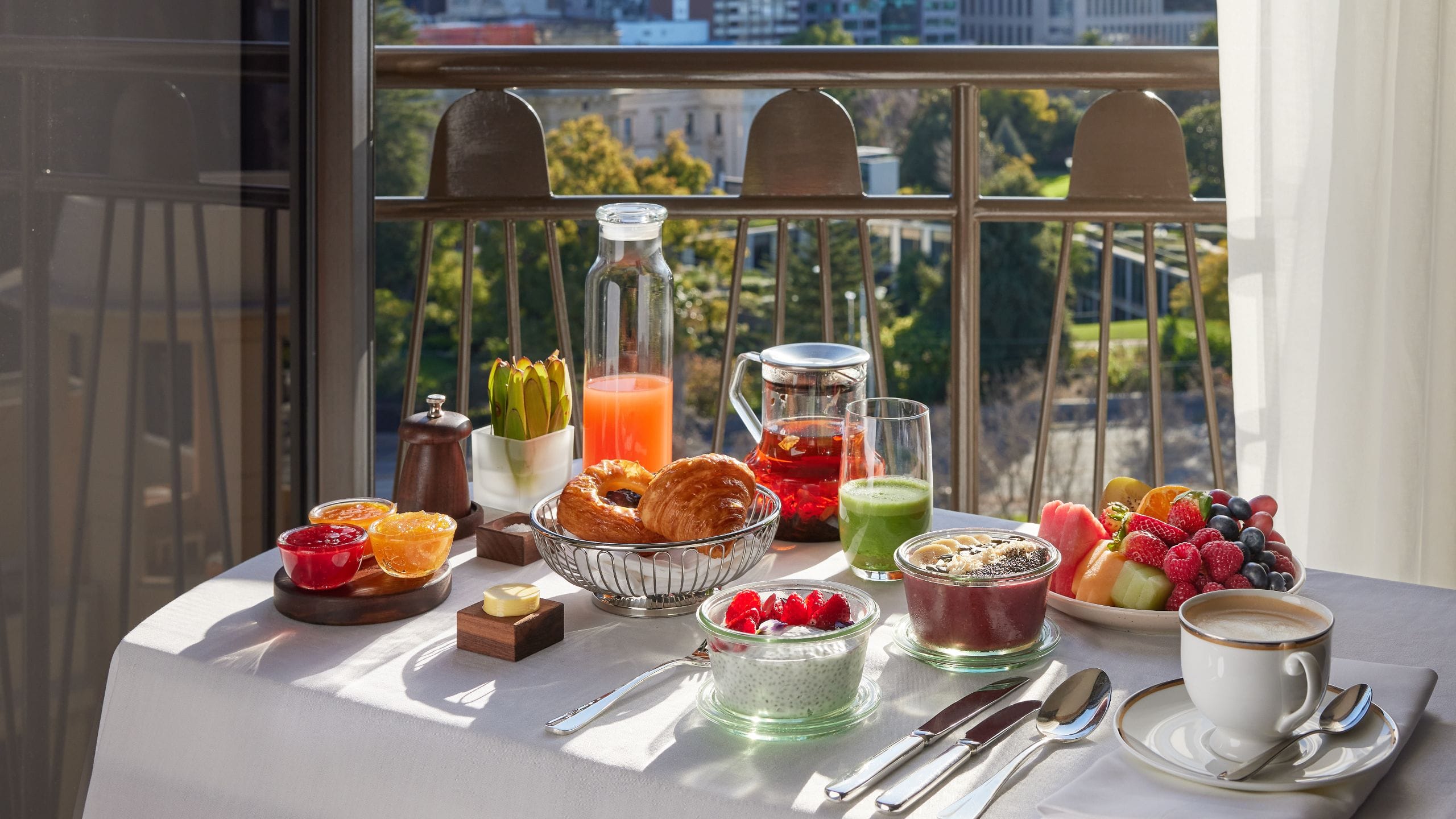 Park Hyatt Melbourne Breakfast Spread