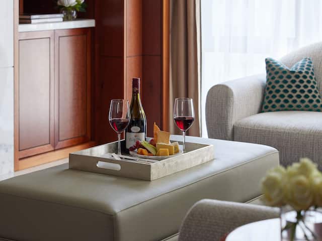 Guestroom Wine And Cheese Tray