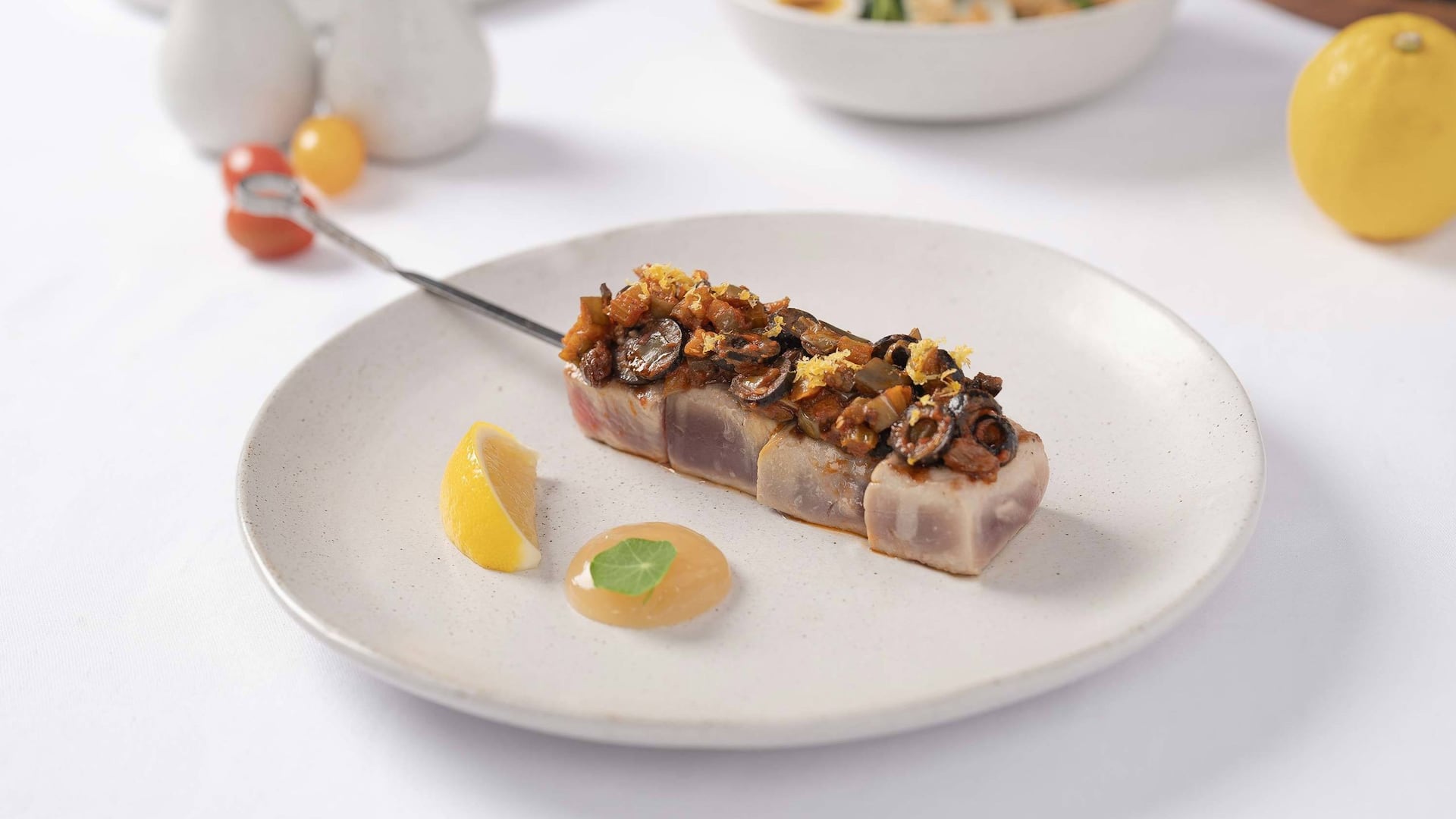 Grand Hyatt Bali Salsa Verde Tuna Fillet