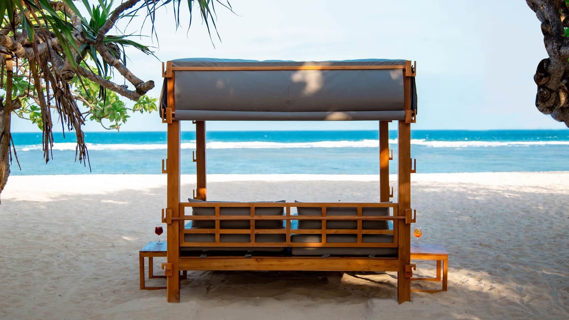 Grand Hyatt Bali Beach Cabana Back