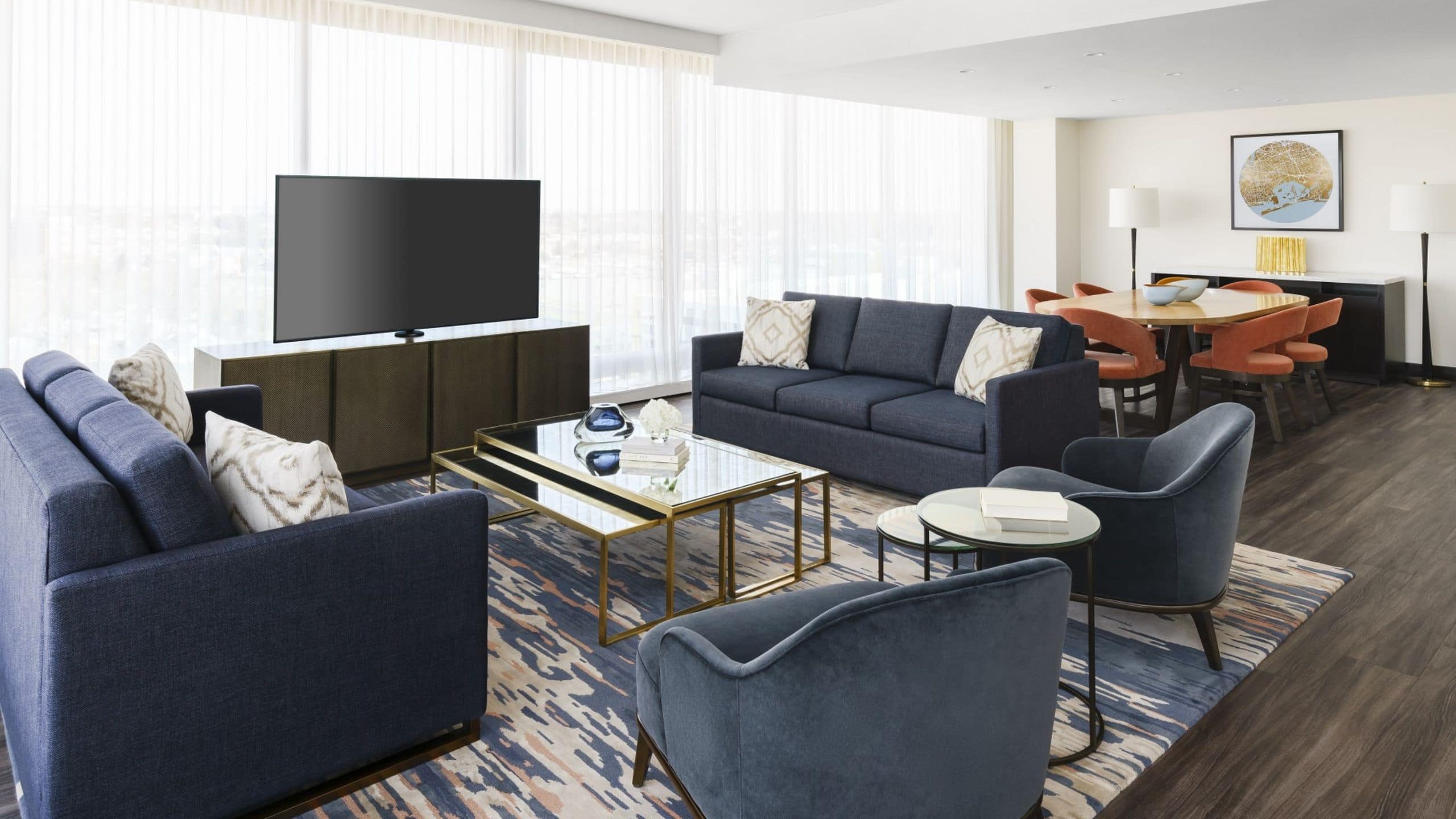 Hyatt Regency JFK Airport at Resorts World New York Regency Suite Living Room