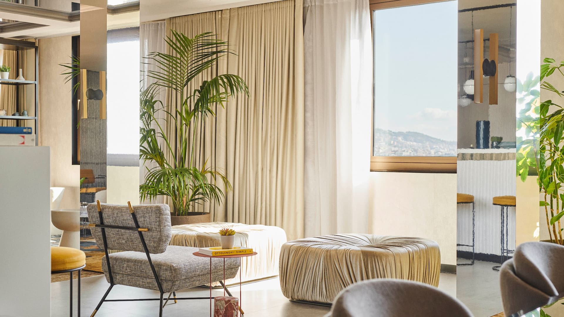 2 of 7 Grand Hyatt Barcelona Penthouse Living Seating