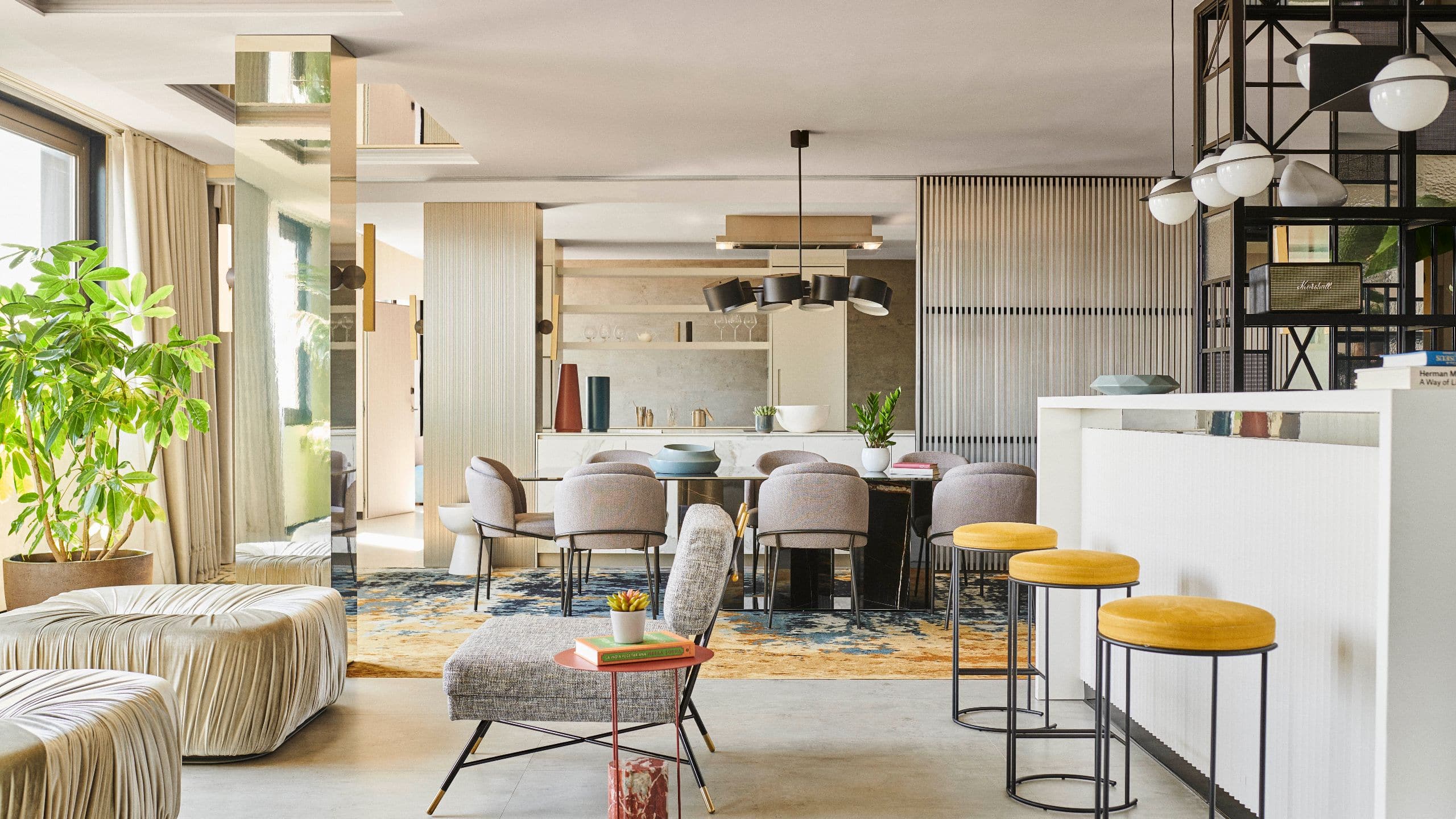 Grand Hyatt Barcelona Penthouse Living Wide