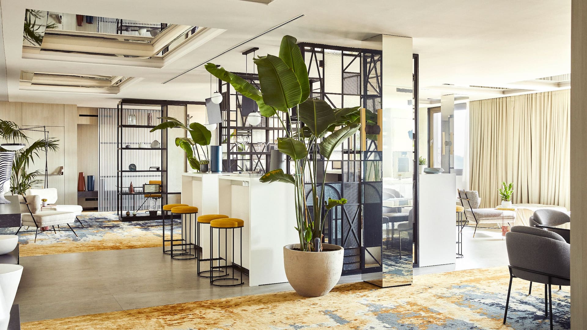6 of 7 Grand Hyatt Barcelona Penthouse Living Plant