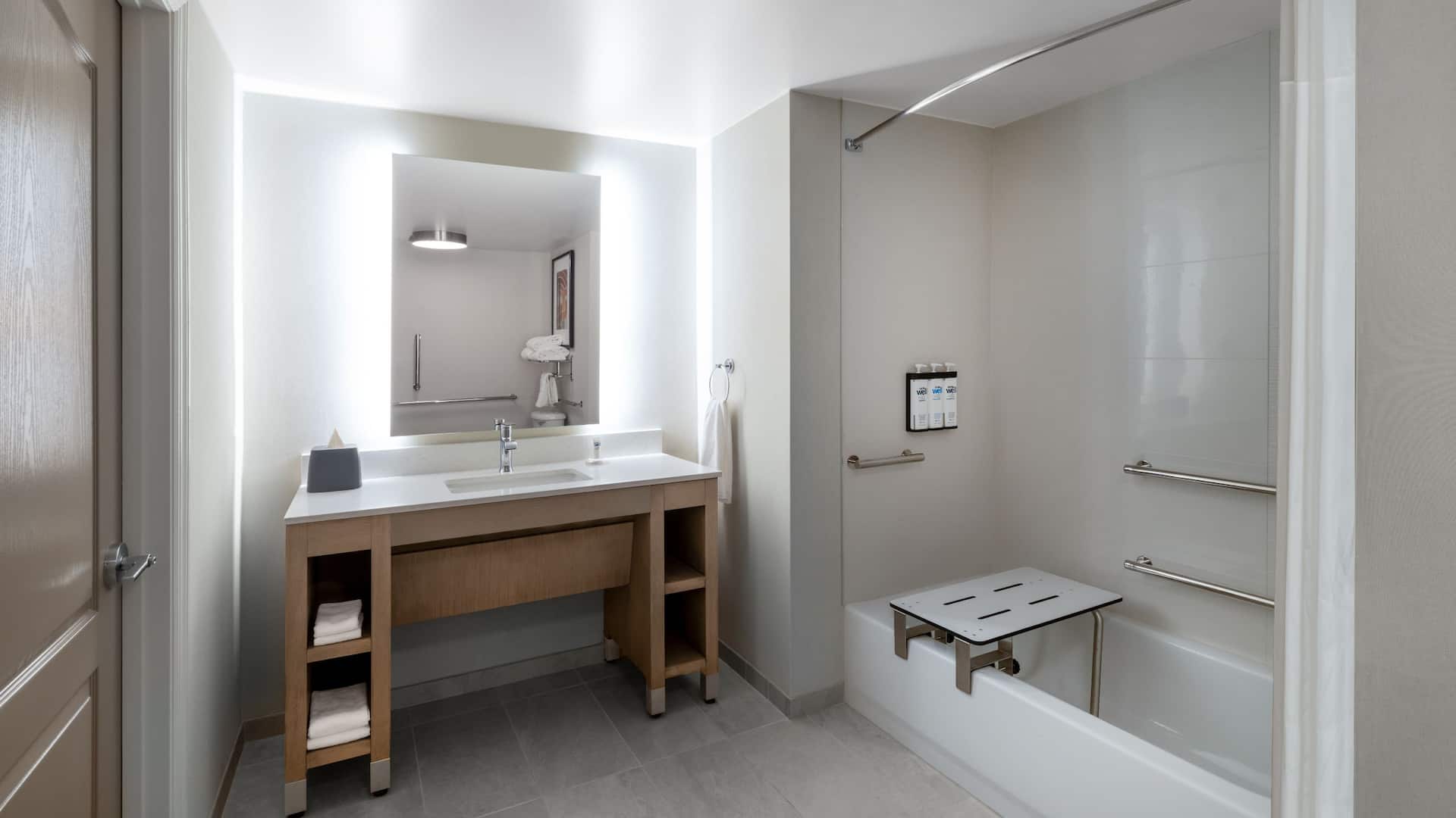 4 of 4 Hyatt House Colorado Springs Airport Ada Bathroom Bathtub
