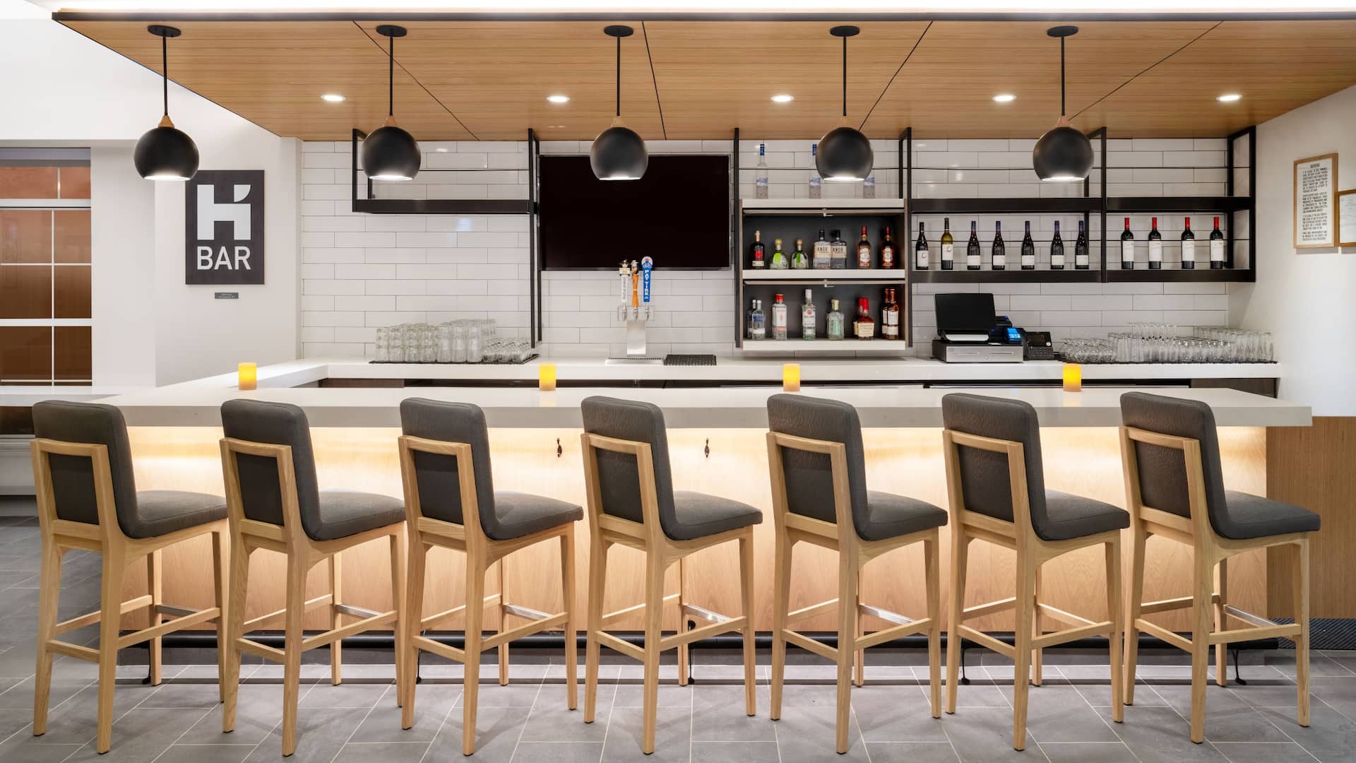 Hyatt House Colorado Springs Airport H Bar Stools