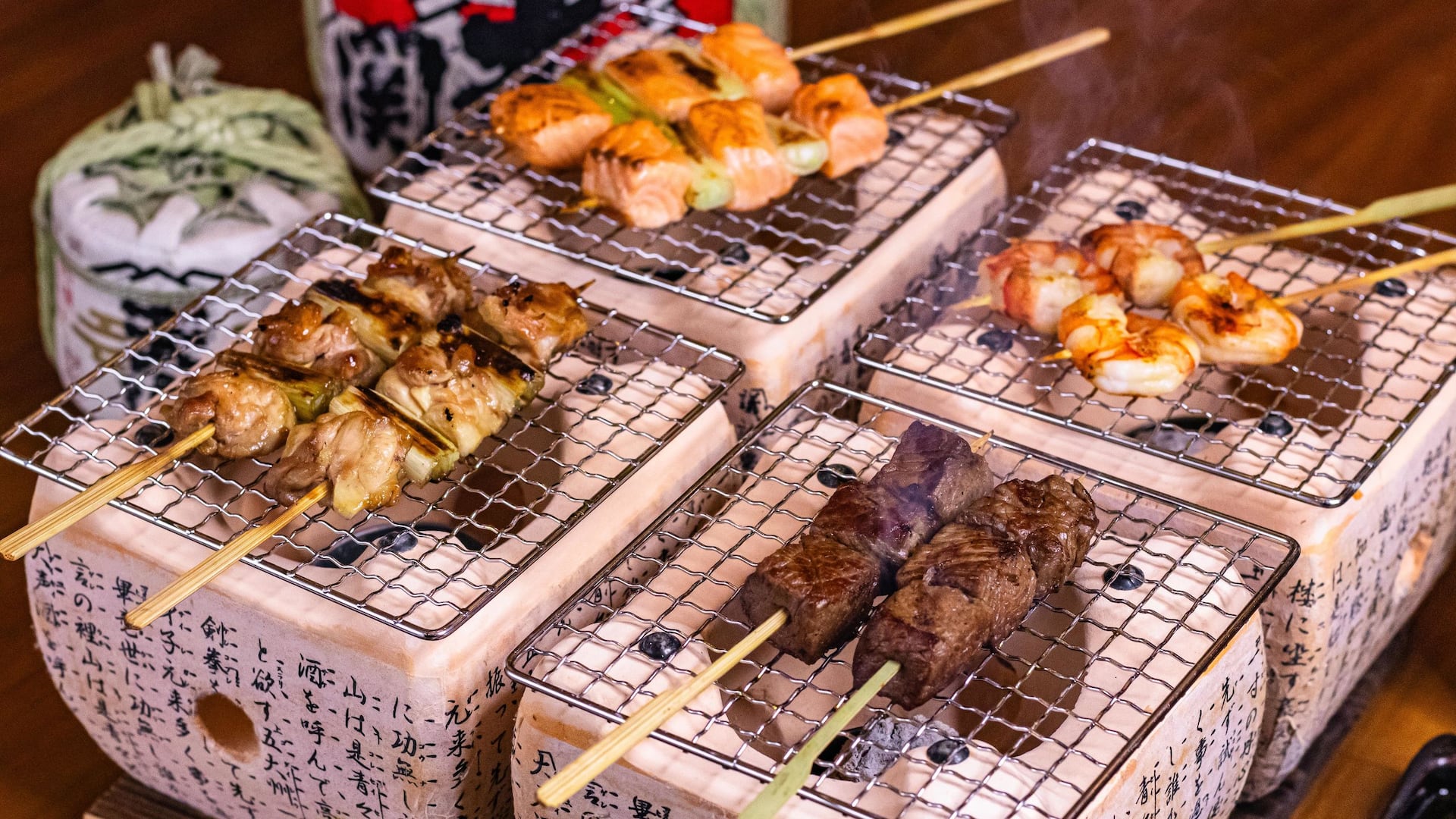 Grand Hyatt Jakarta Sumire Kushiyaki Skewers Close-up