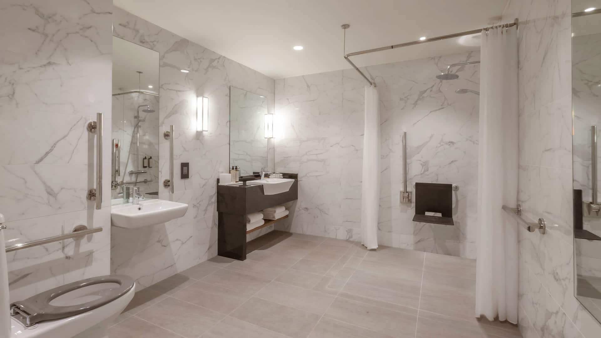 2 of 2 Hyatt Centric The Liberties Dublin 1 King Family Deluxe Bathroom
