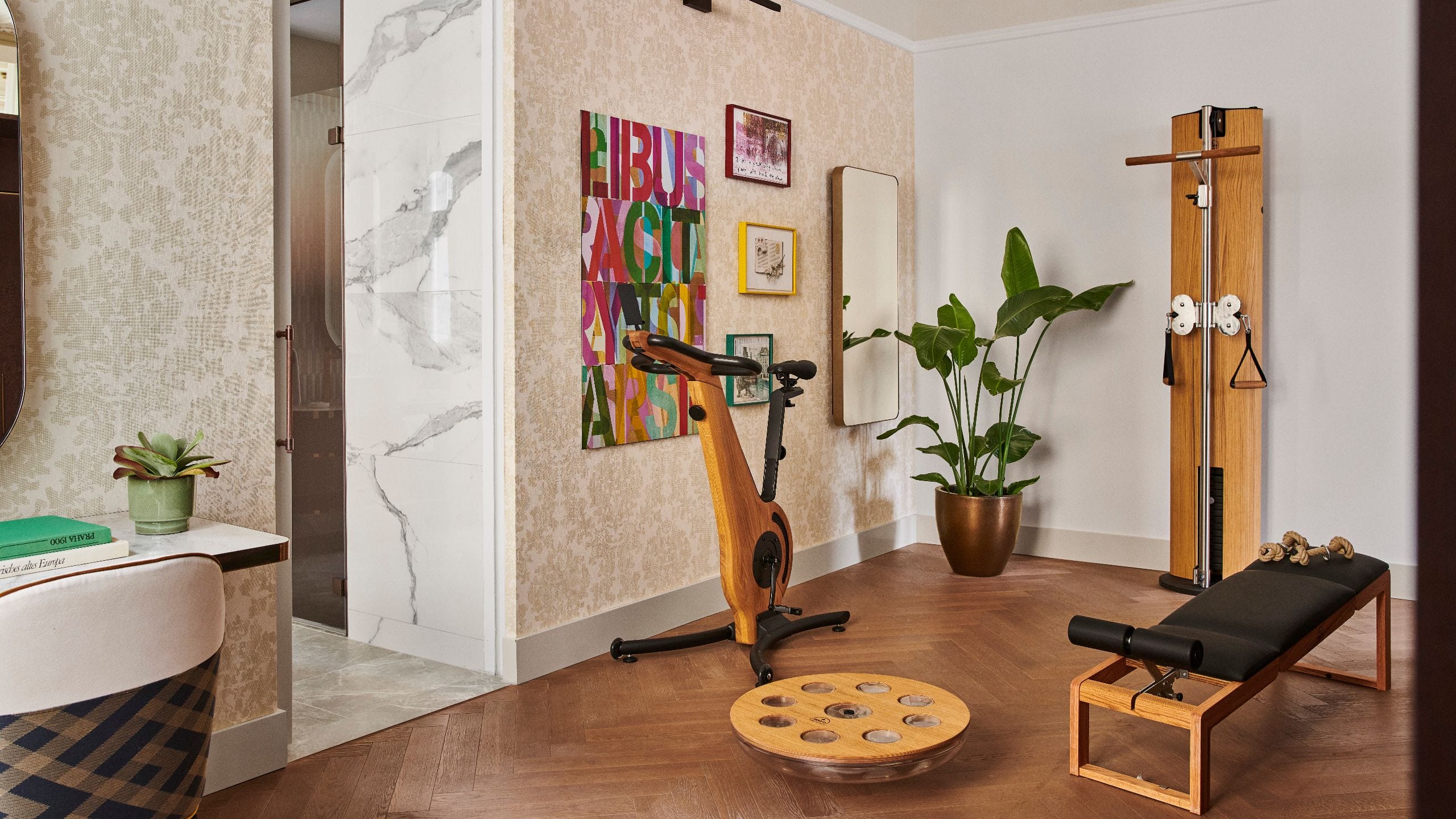 Andaz Prague Wintergarden Equilibium Suite Fitness Area