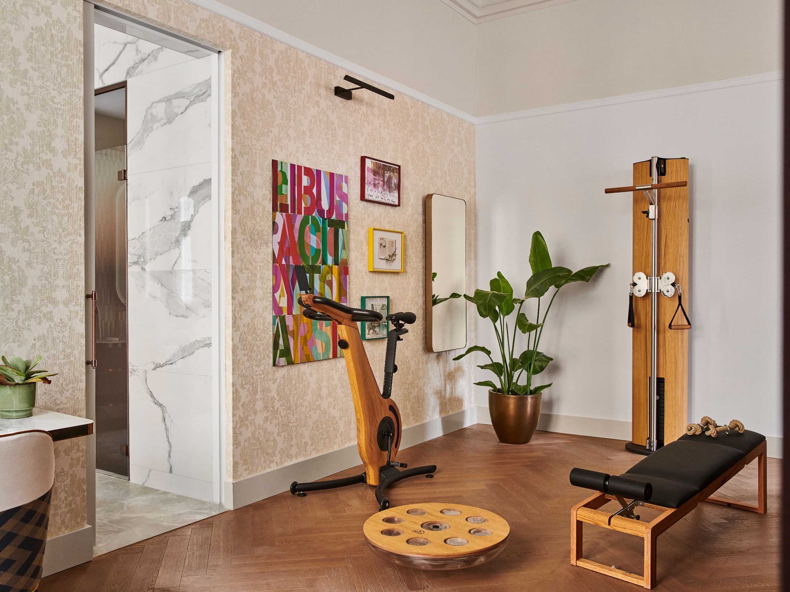 Andaz Prague Wintergarden Equilibium Suite Fitness Area