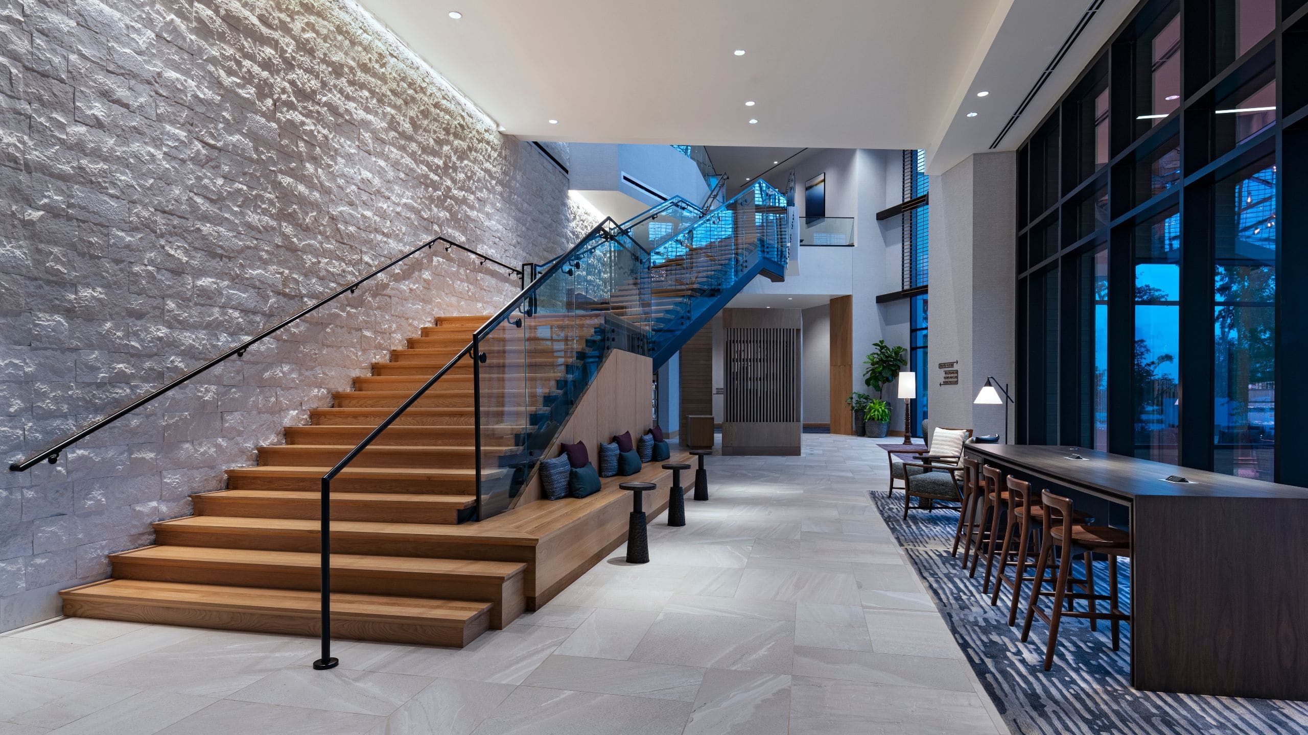 Hyatt Regency Conroe Grand Staircase