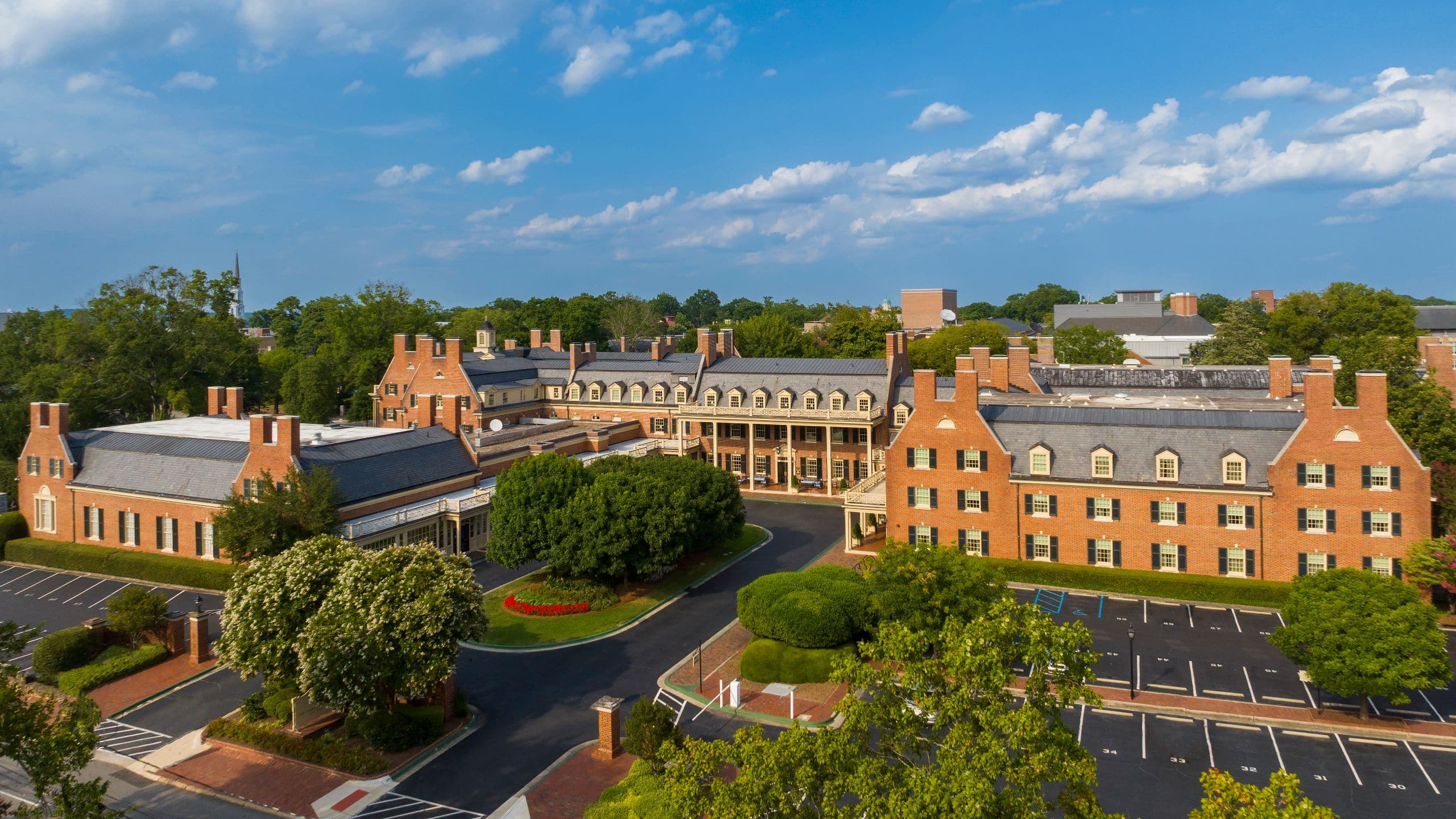 The Carolina Inn Exterior Aerial View