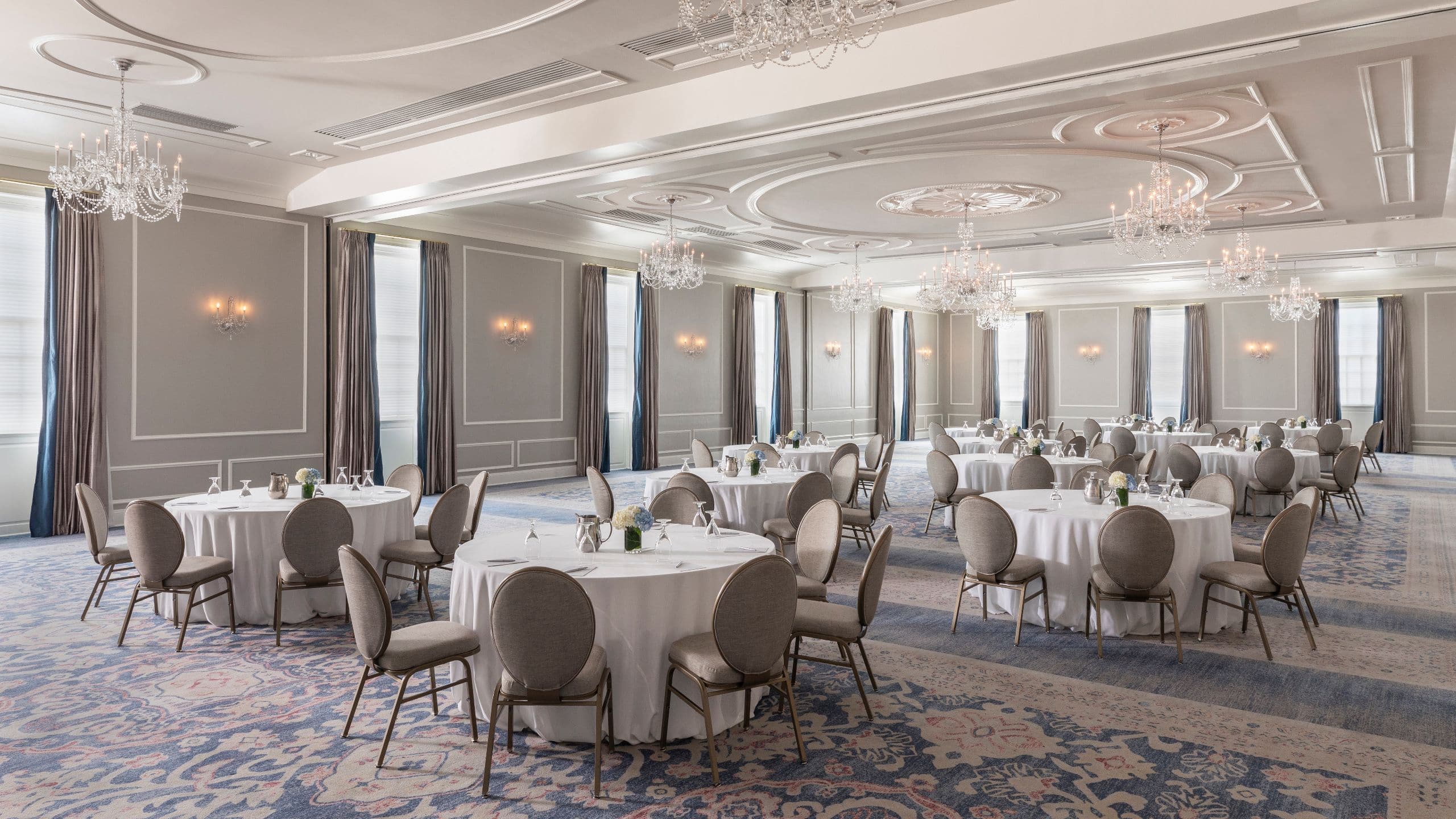The Carolina Inn Hill Ballroom Meeting Setup