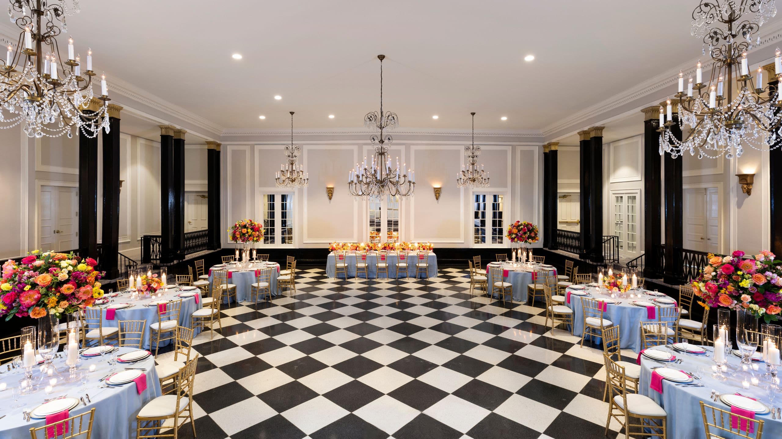 The Carolina Inn Old Well Ballroom Wedding Reception