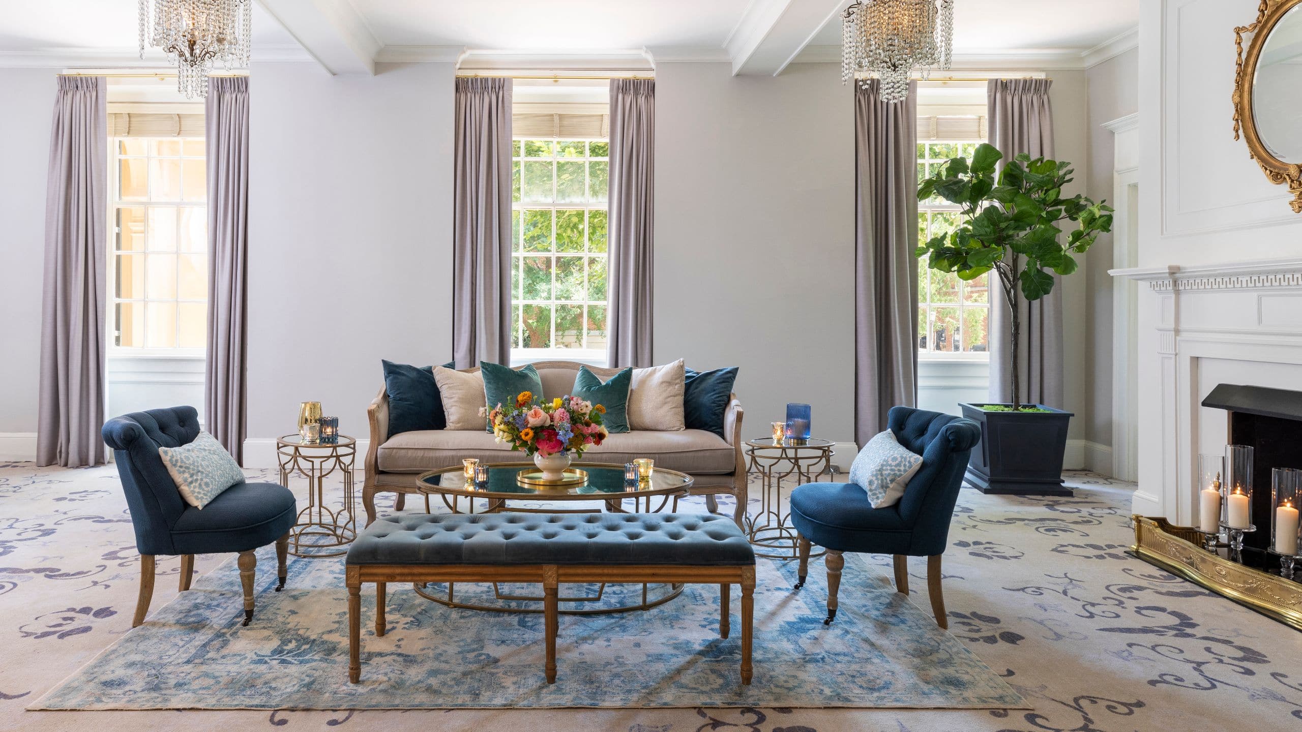 The Carolina Inn South Parlor Lounge Seating