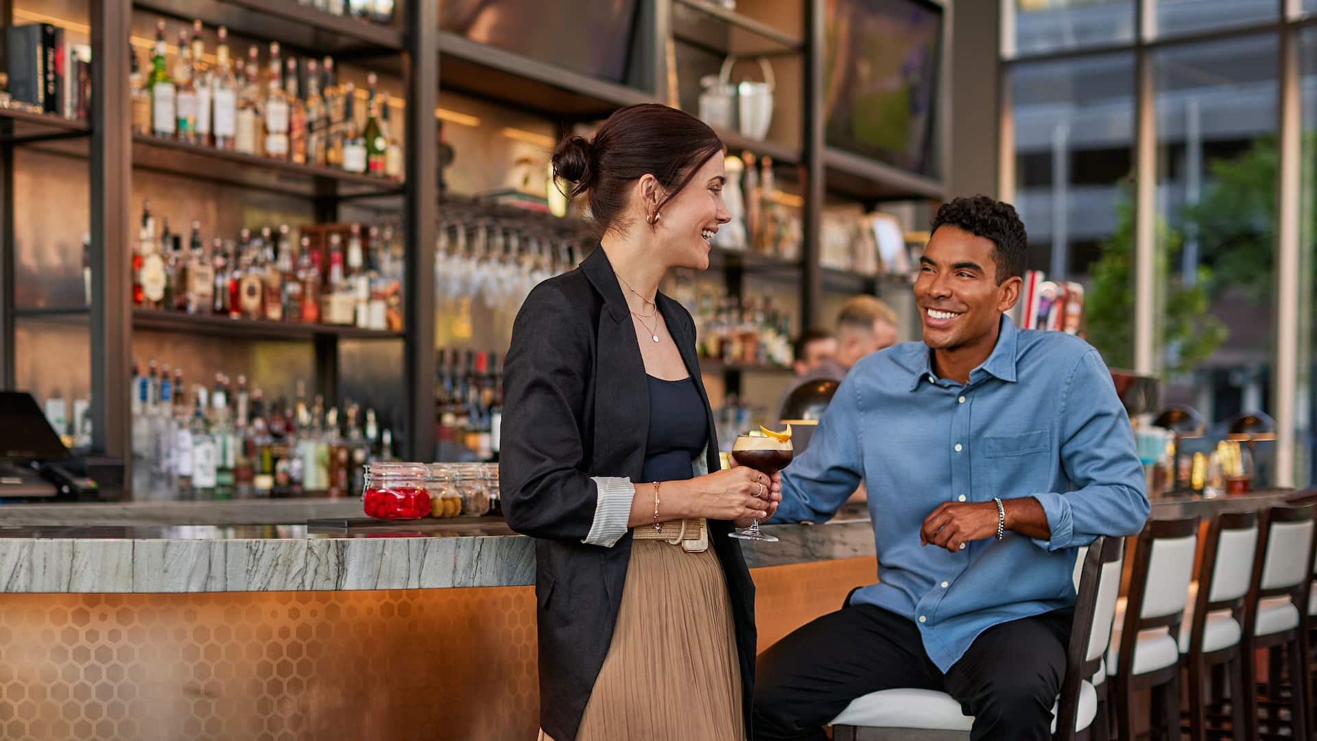 2 of 2 Hyatt Regency Salt Lake City Contribution Couple Drinks