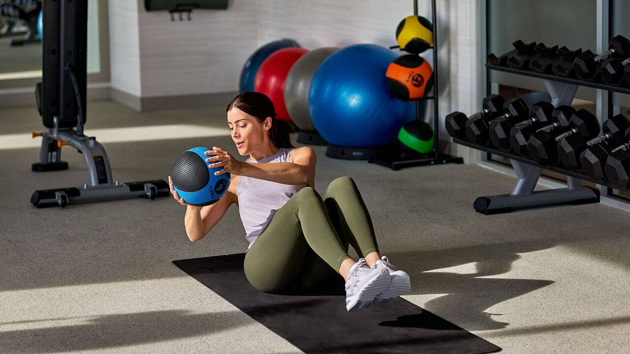 Fitness Center Woman Exercise