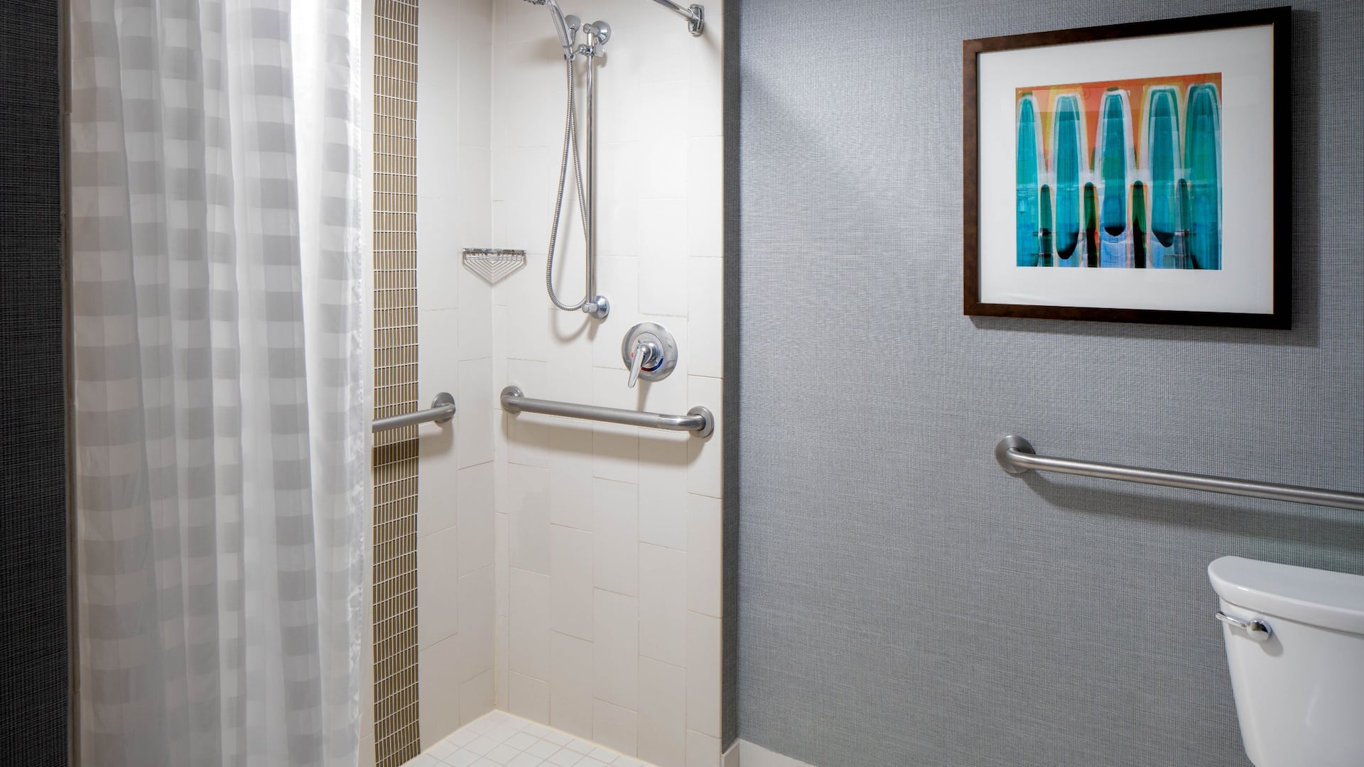 3/4 Hyatt Place ADA Roll in Shower