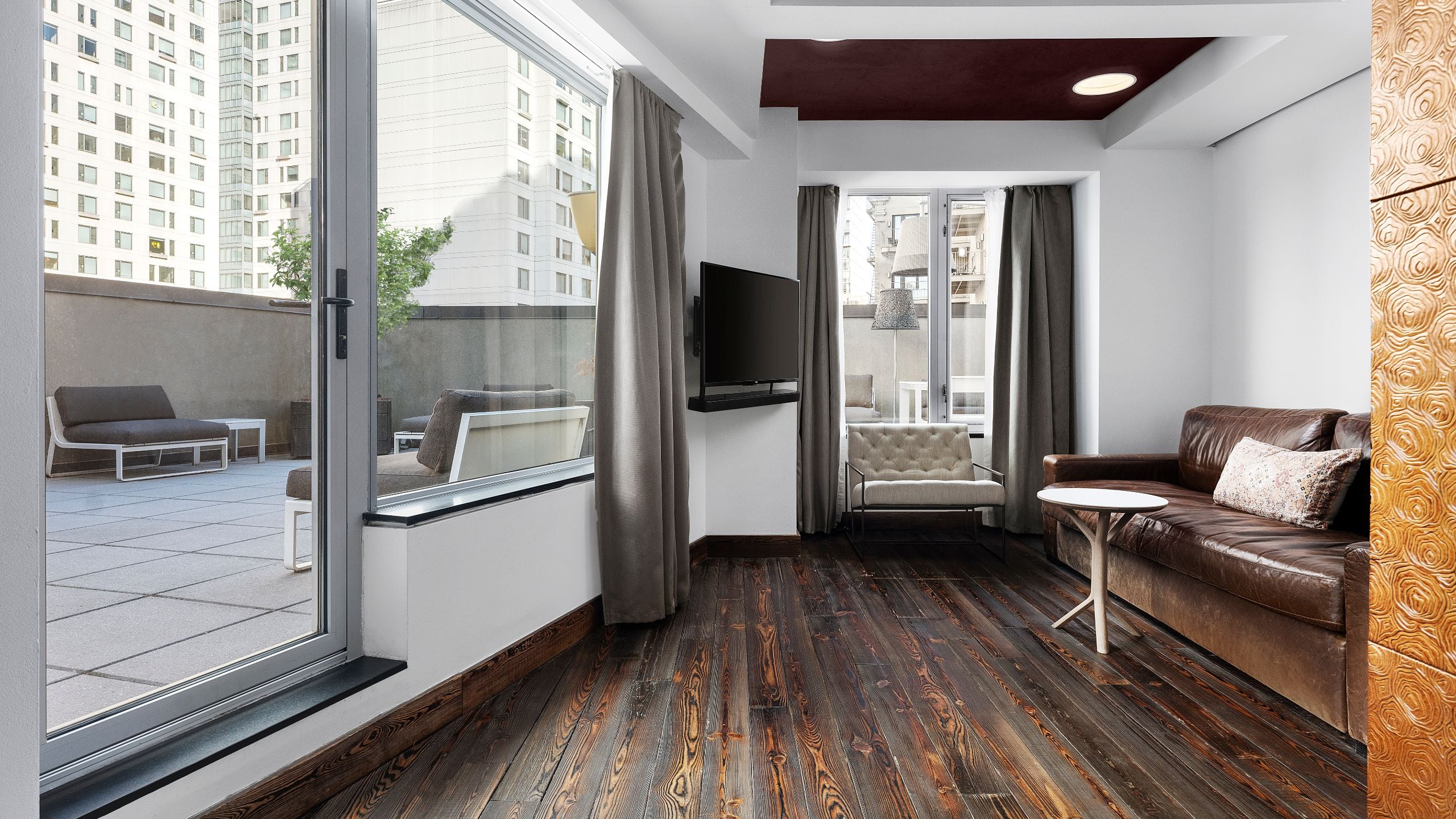 Hyatt Union Square New York Sanctuary Suite Living Room