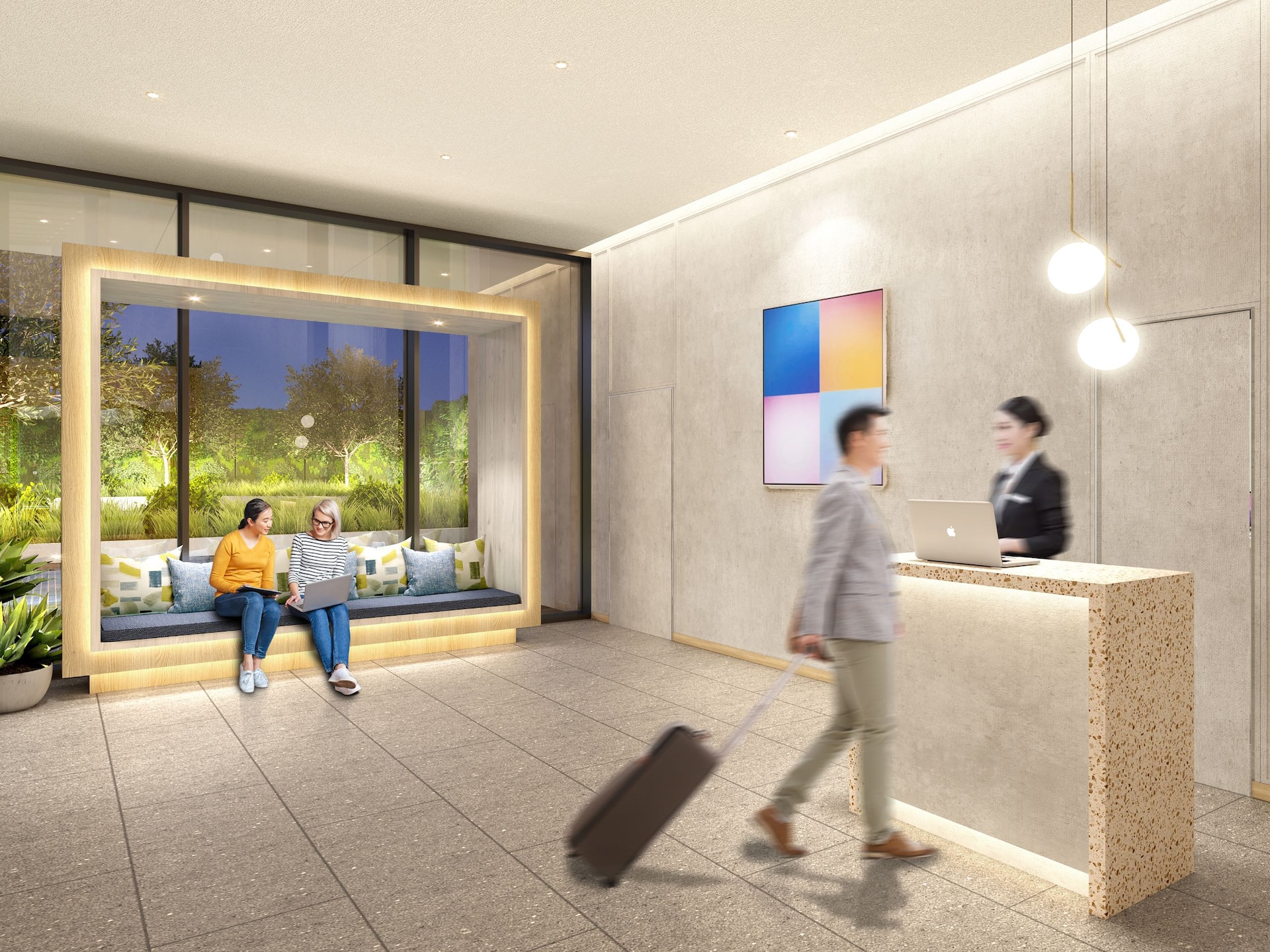 Hyatt House Tokyo Shibuya Entrance Desk