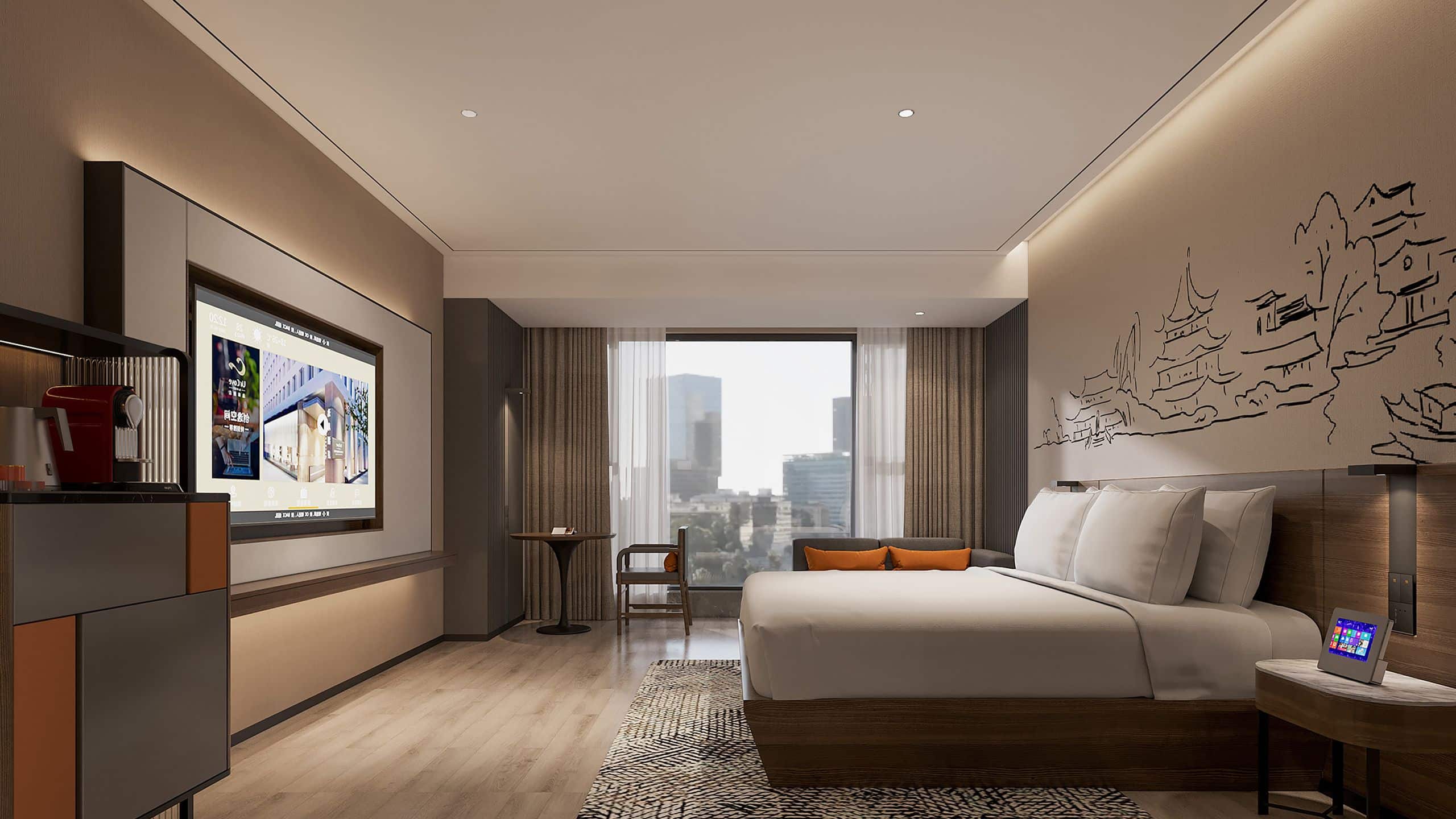 UrCove Nanjing Confucius Temple Deluxe King Tv