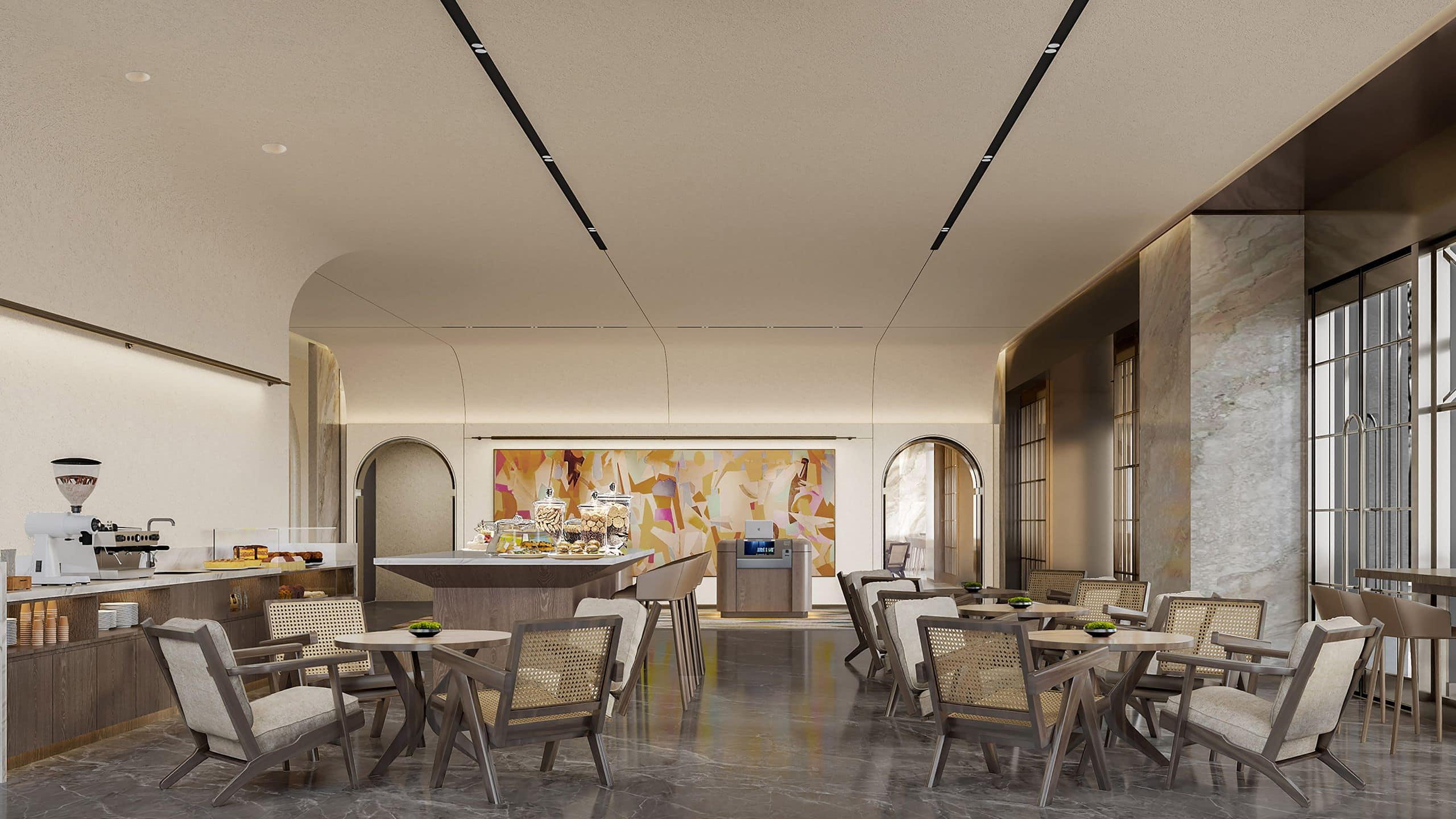 UrCove Nanjing Confucius Temple Lobby Table