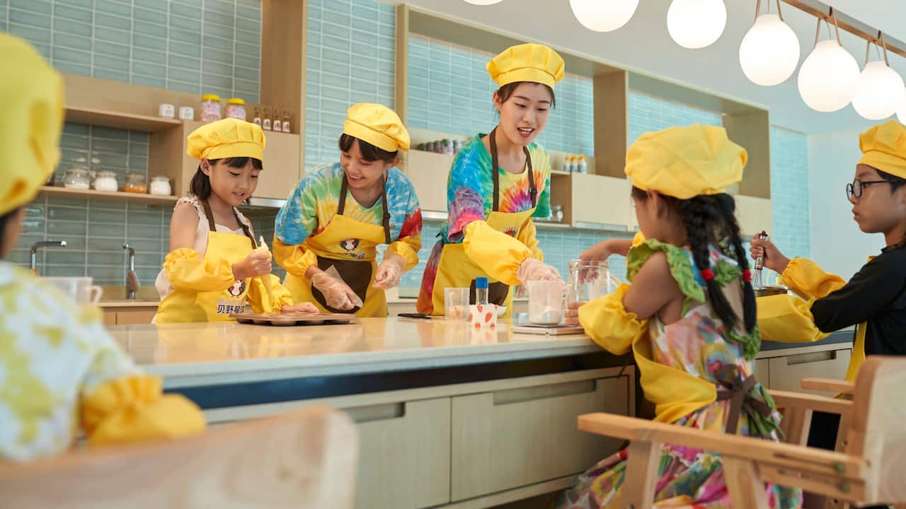 Children Camp Cooking Activity
