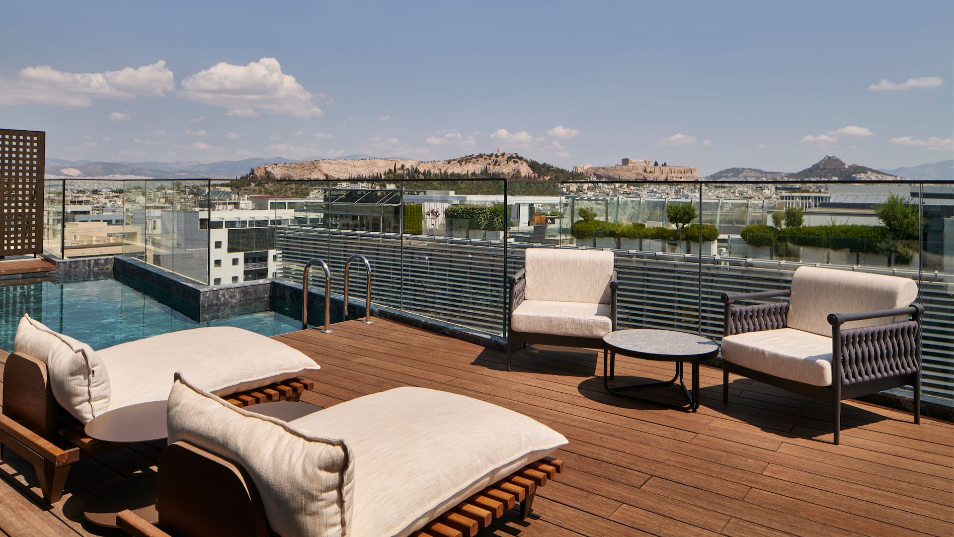 6 of 7 Grand Hyatt Athens Penthouse Suite Veranda Pool