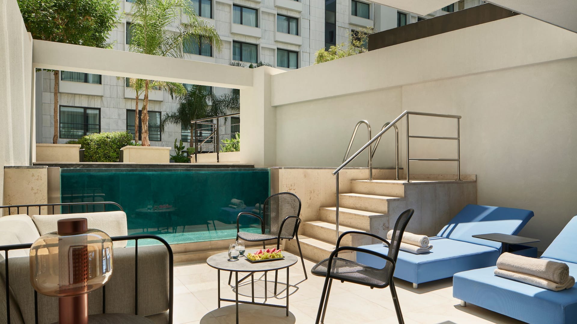 4 of 5 Grand Hyatt Athens Grand Suite With Pool Patio Area
