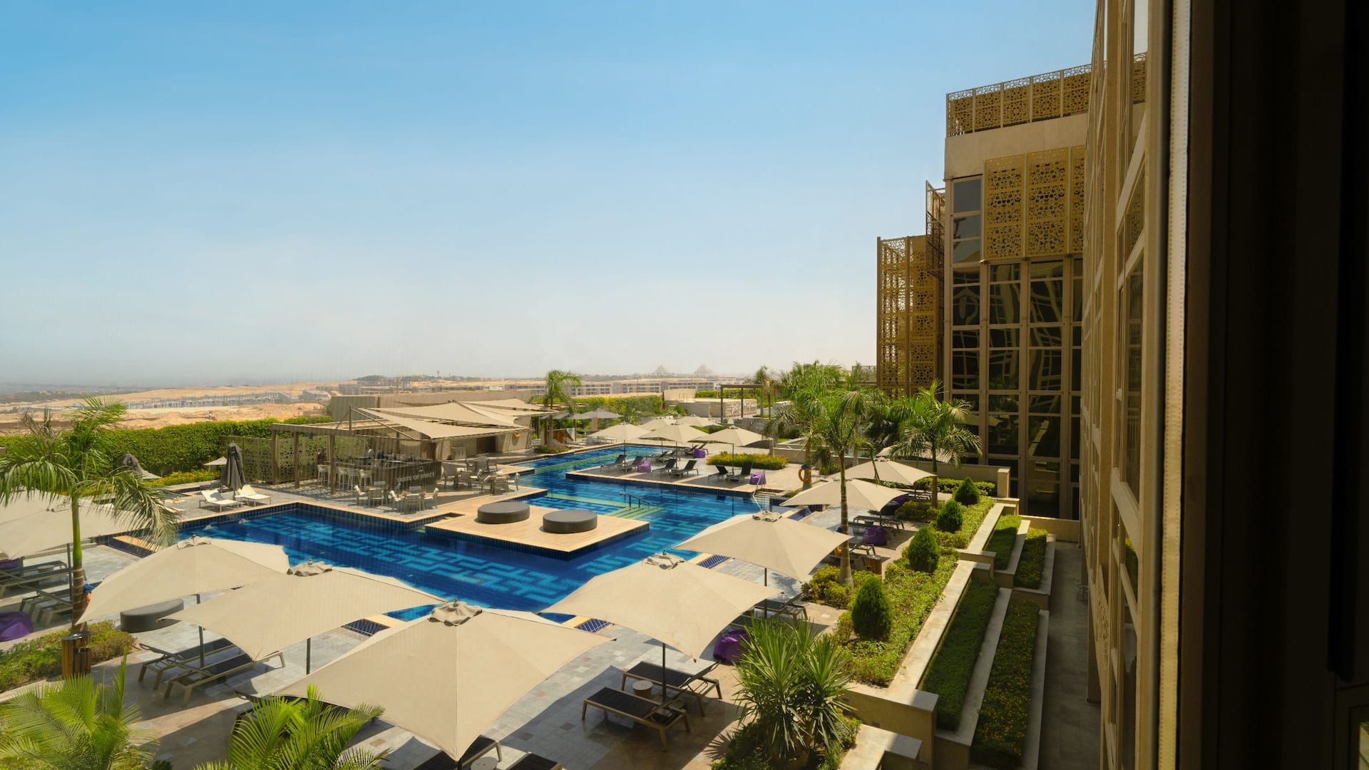 7 of 8 Hyatt Regency Cairo West King Bed Spa Room Pool View