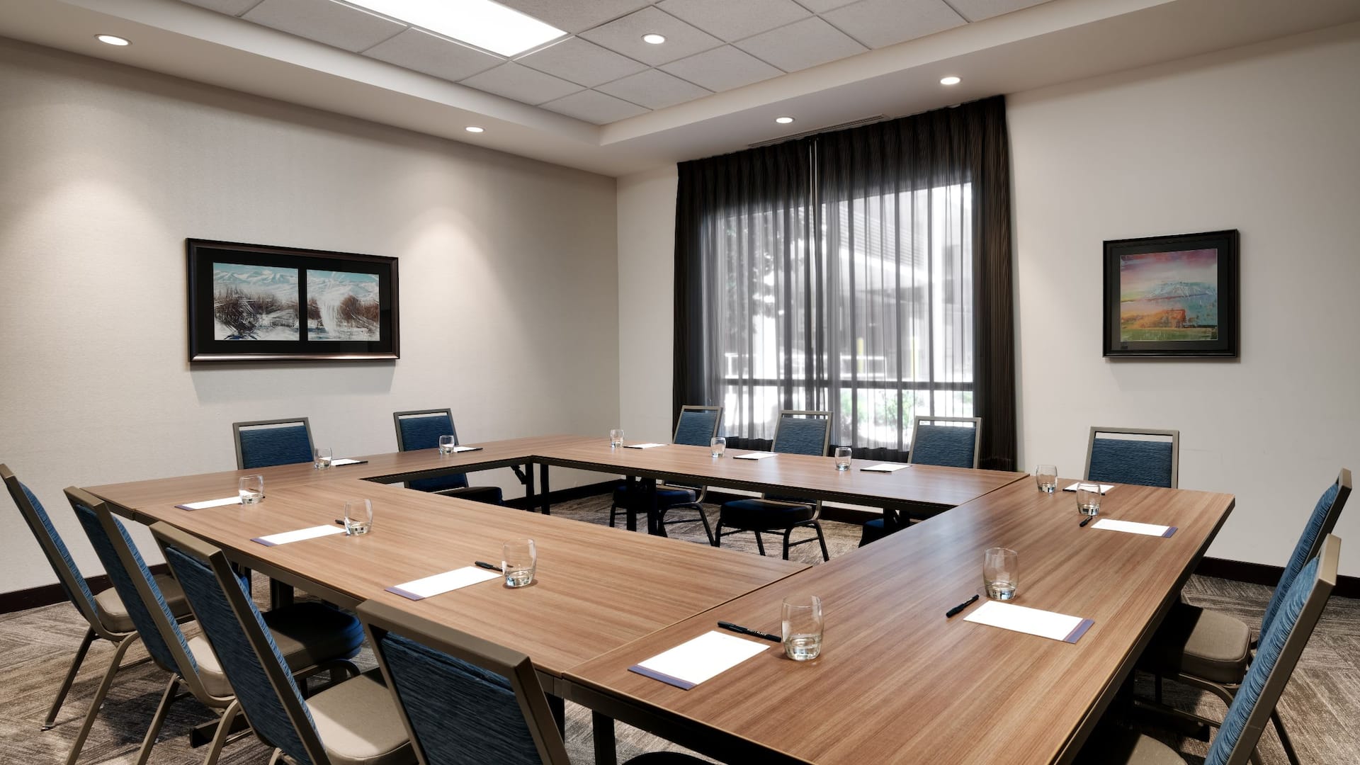 2 of 2 Hyatt Place Provo Meeting Room Table Setup