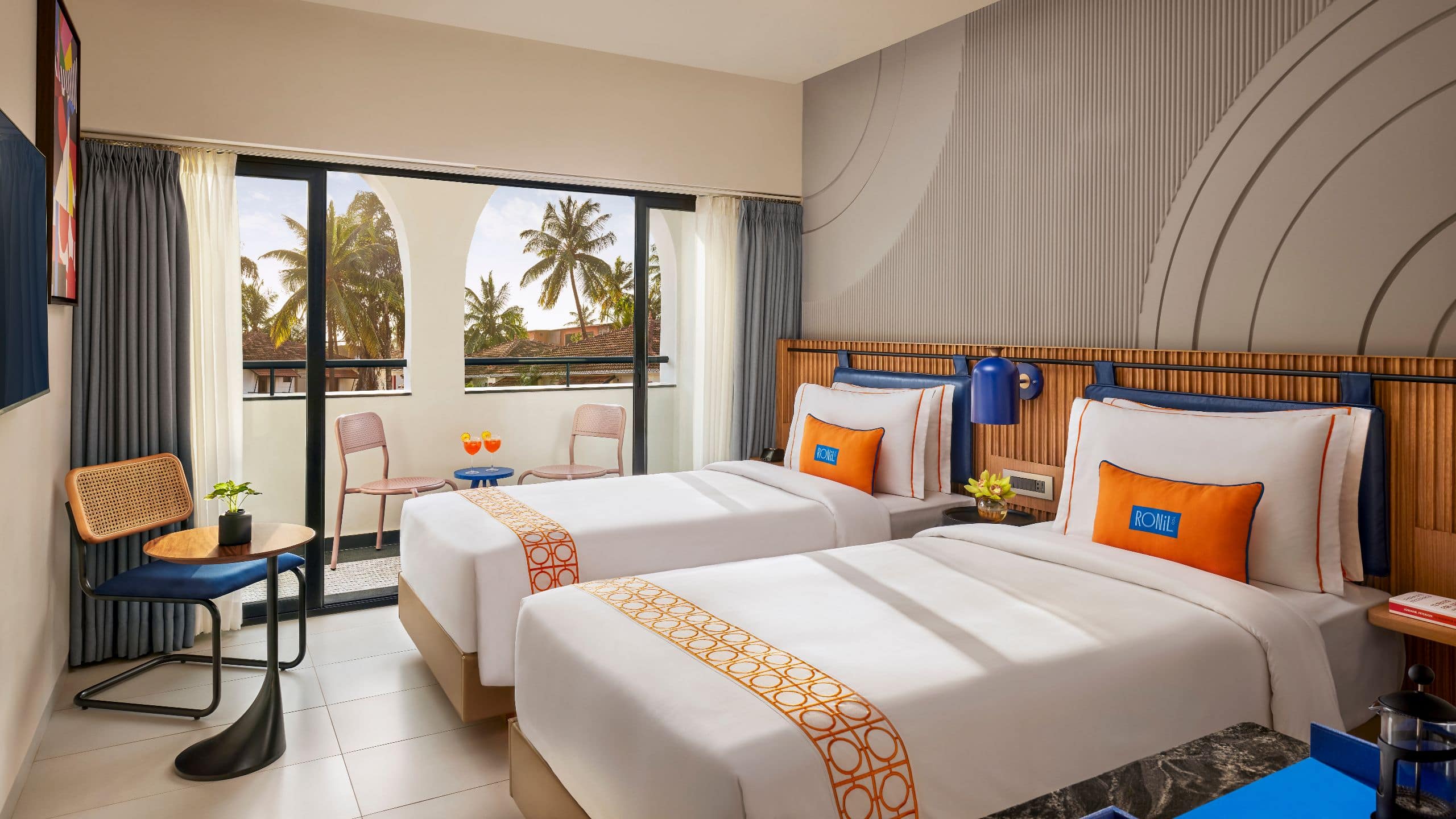 3 de 5 Ronil Goa Cosy Twin Room Balcony