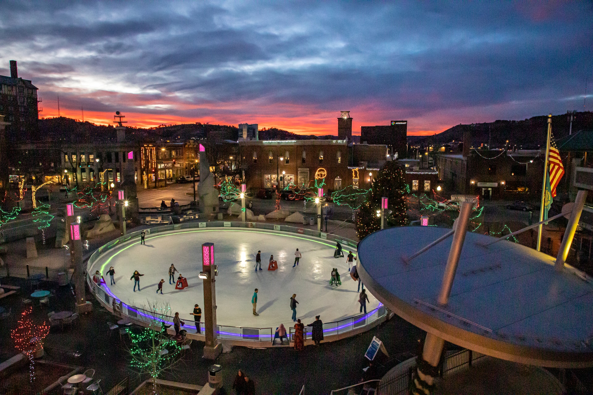 Hyatt Place Rapid City Main Street Square Ice Rink