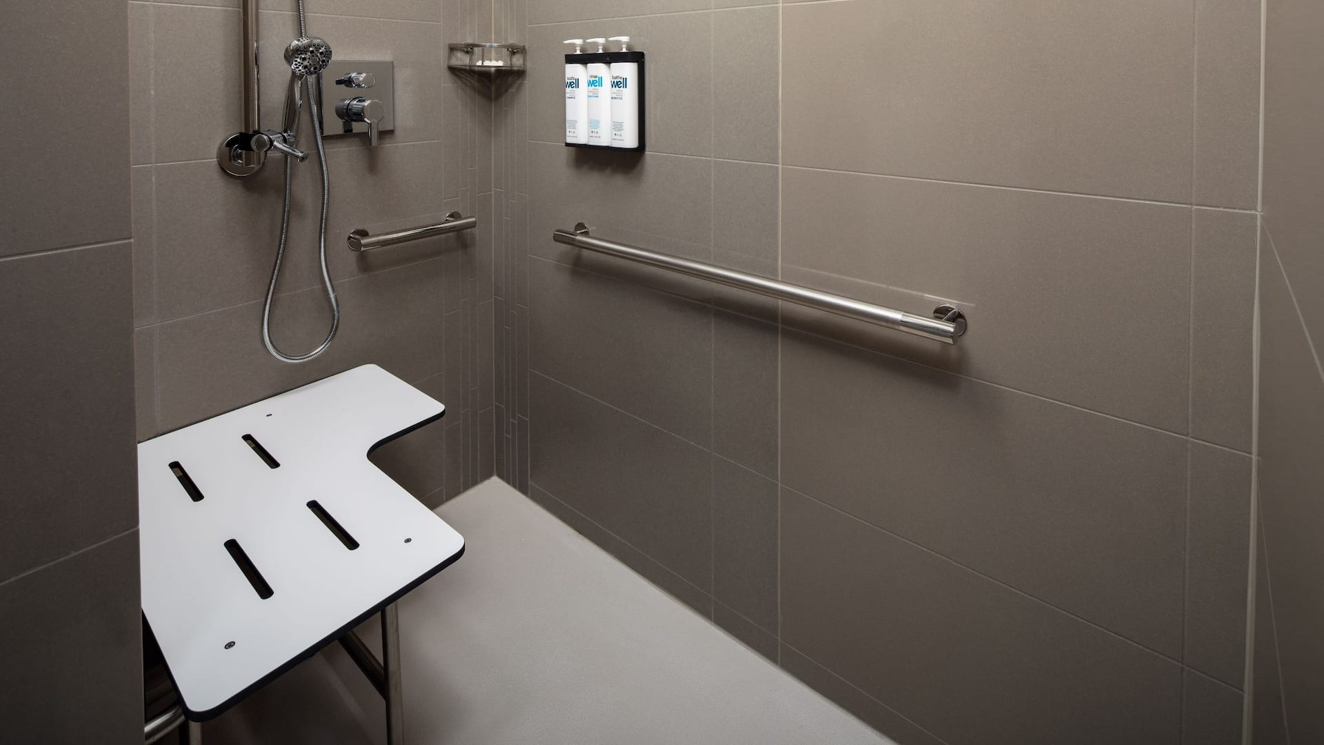 3/3 Hyatt House Vacaville Accessible Roll In Shower