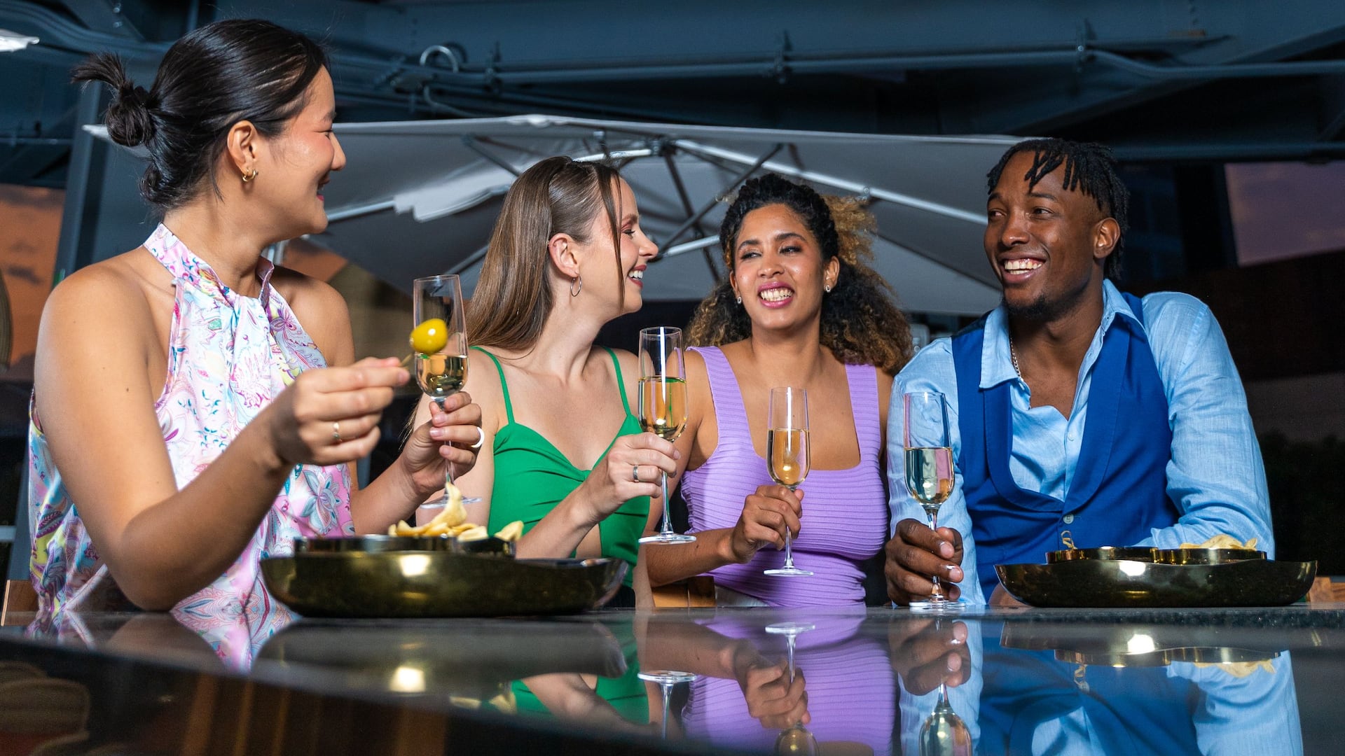 Hyatt Regency Mexico City Insurgentes Mexrm Sky Bar Night