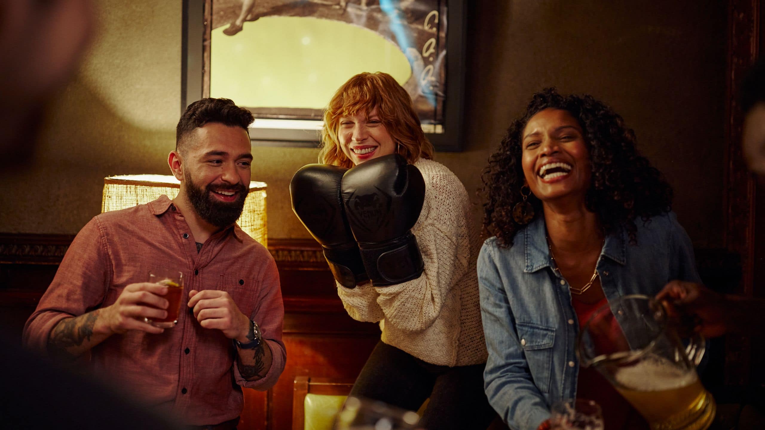 Chicago Athletic Association Game Room Boxing Fun