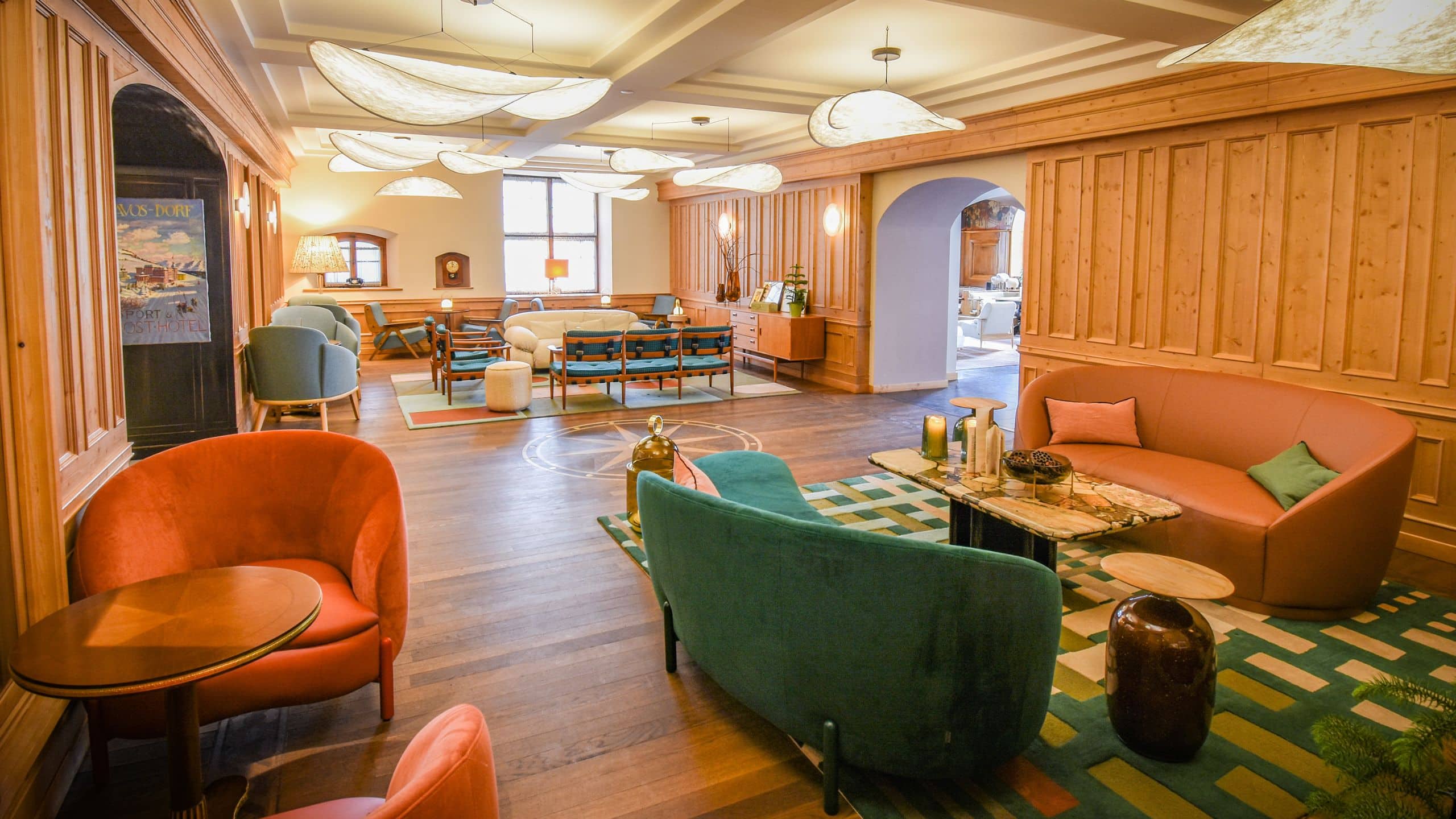 Hotel Flüela Davos Lobby Lounge