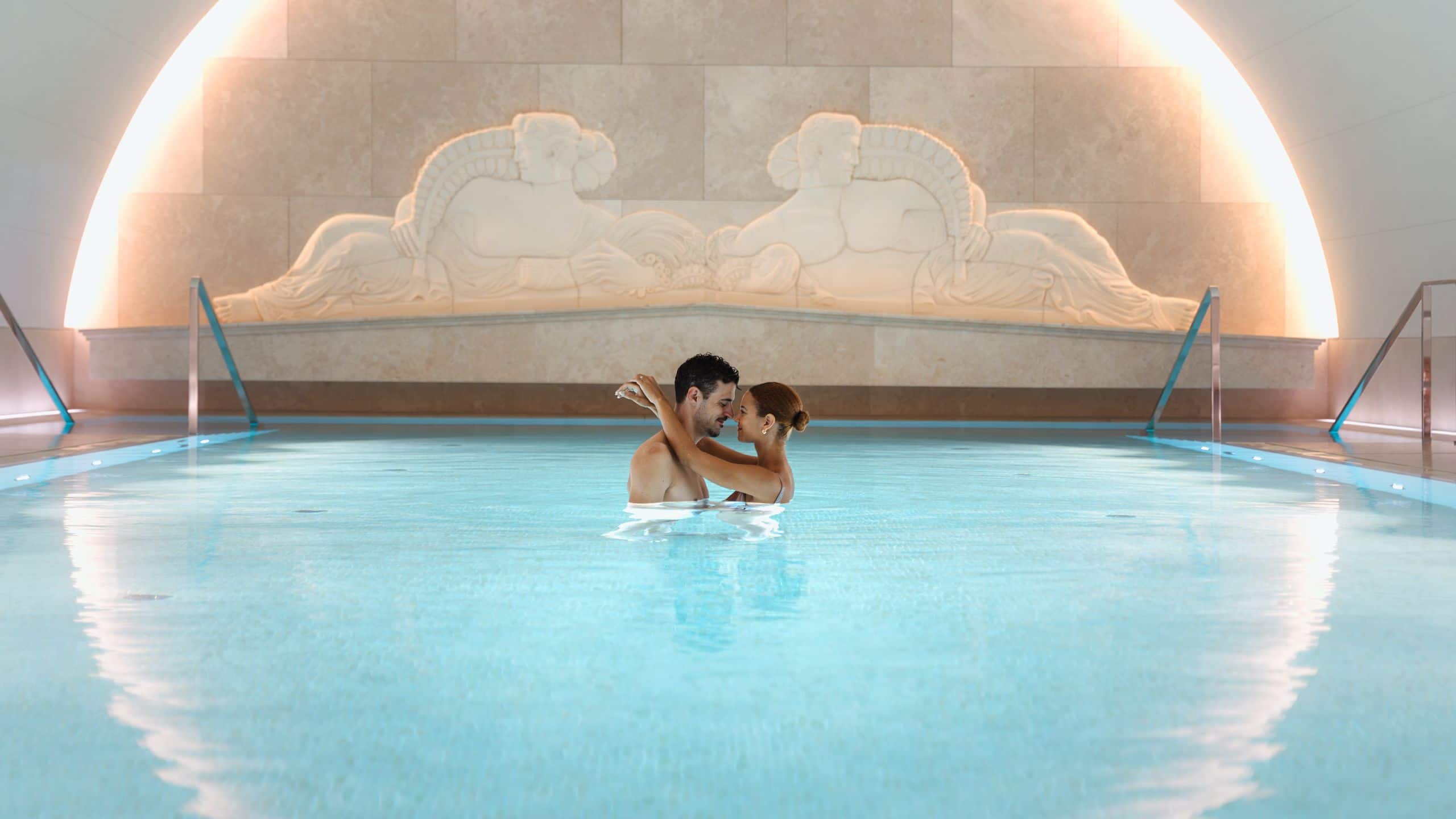 Park Hyatt Vienna Pool Couple