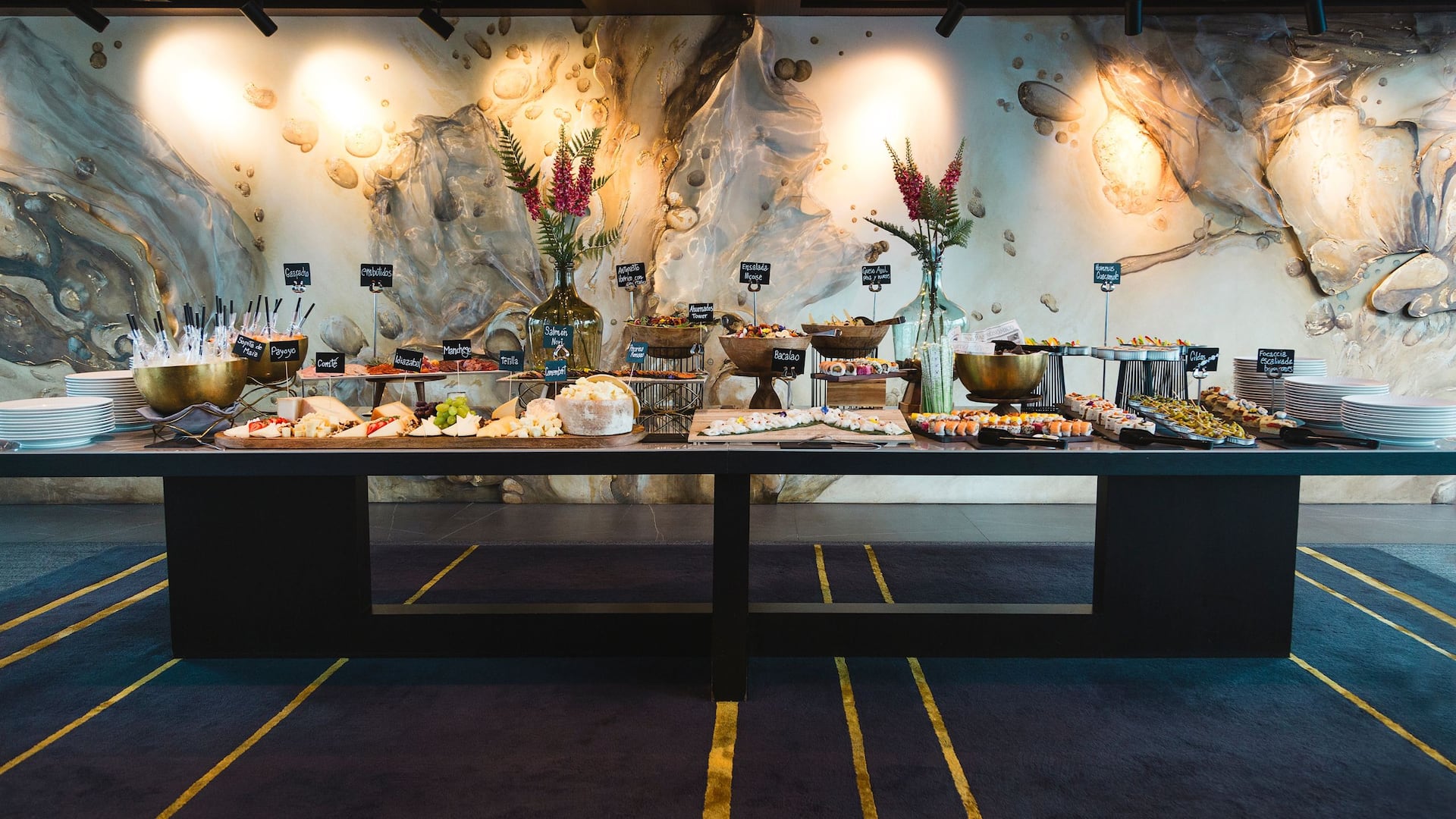 Hyatt Regency Barcelona Tower Buffet Spread