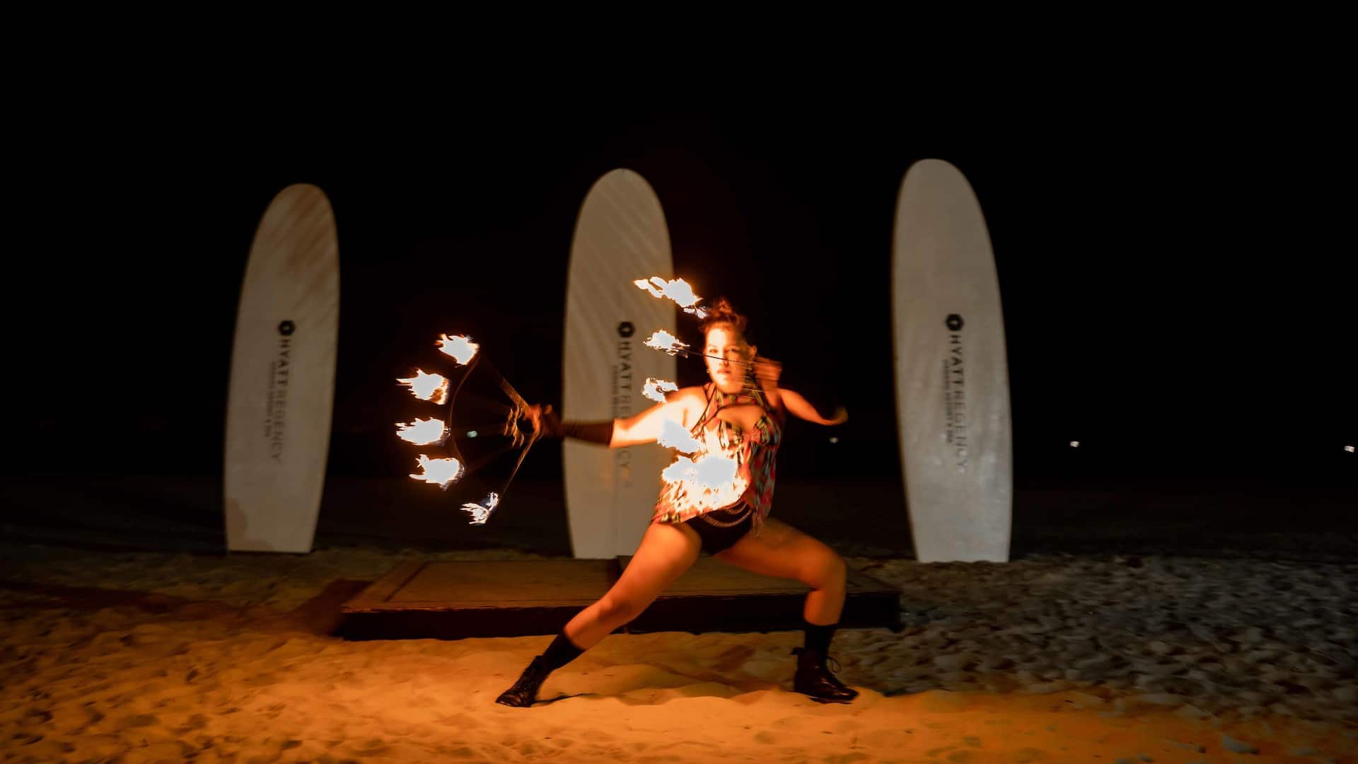 Hyatt Regency Danang Resort and Spa Group Fire Dancer Beach