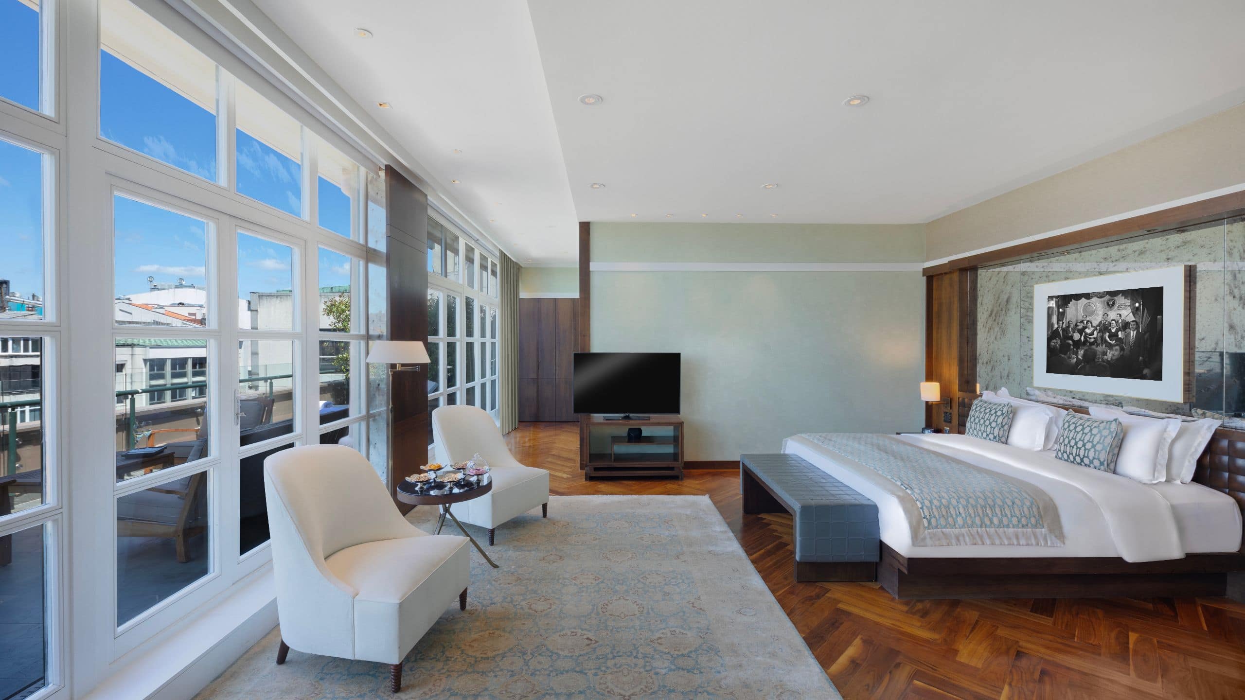 Park Hyatt Istanbul - Macka Palas Park Terrace Suite Bed View