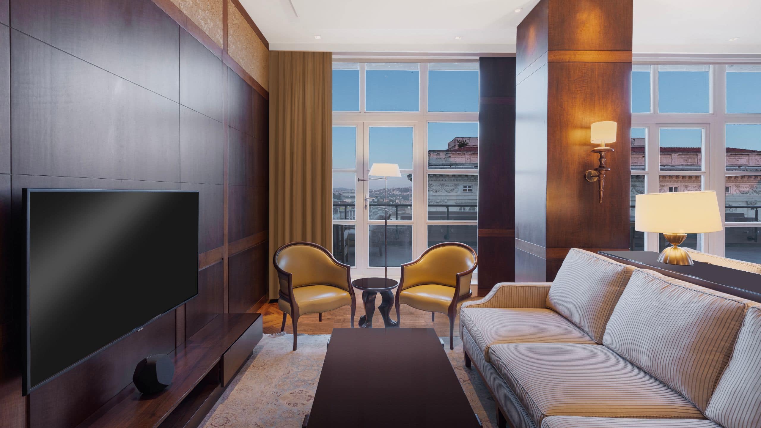 Park Hyatt Istanbul - Macka Palas Palazzo Suite Living Room Tv