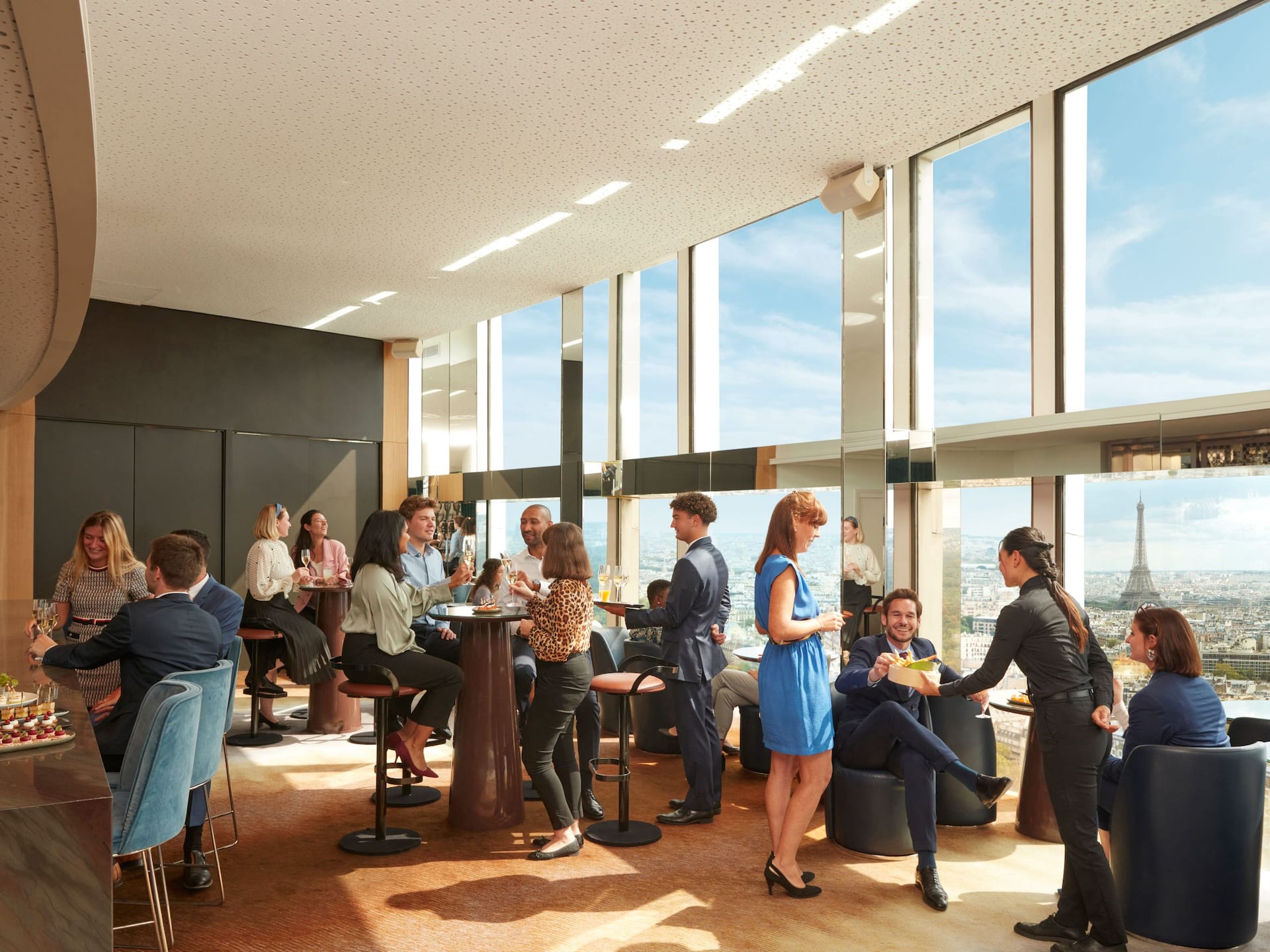 Hyatt Regency Paris Étoile Windo Skybar Cocktail Overview