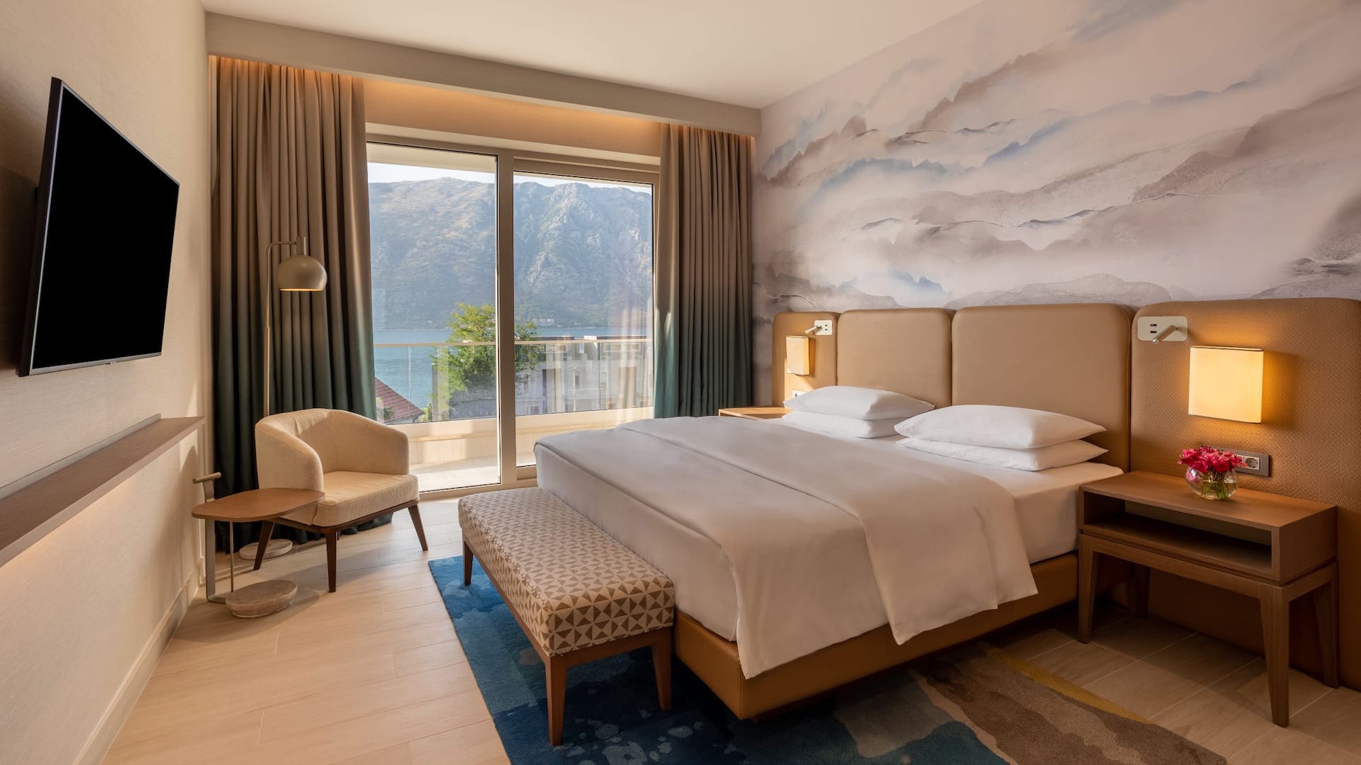 Hyatt Regency Kotor Bay Resort Three Bedroom Apartment Deluxe Bedroom View