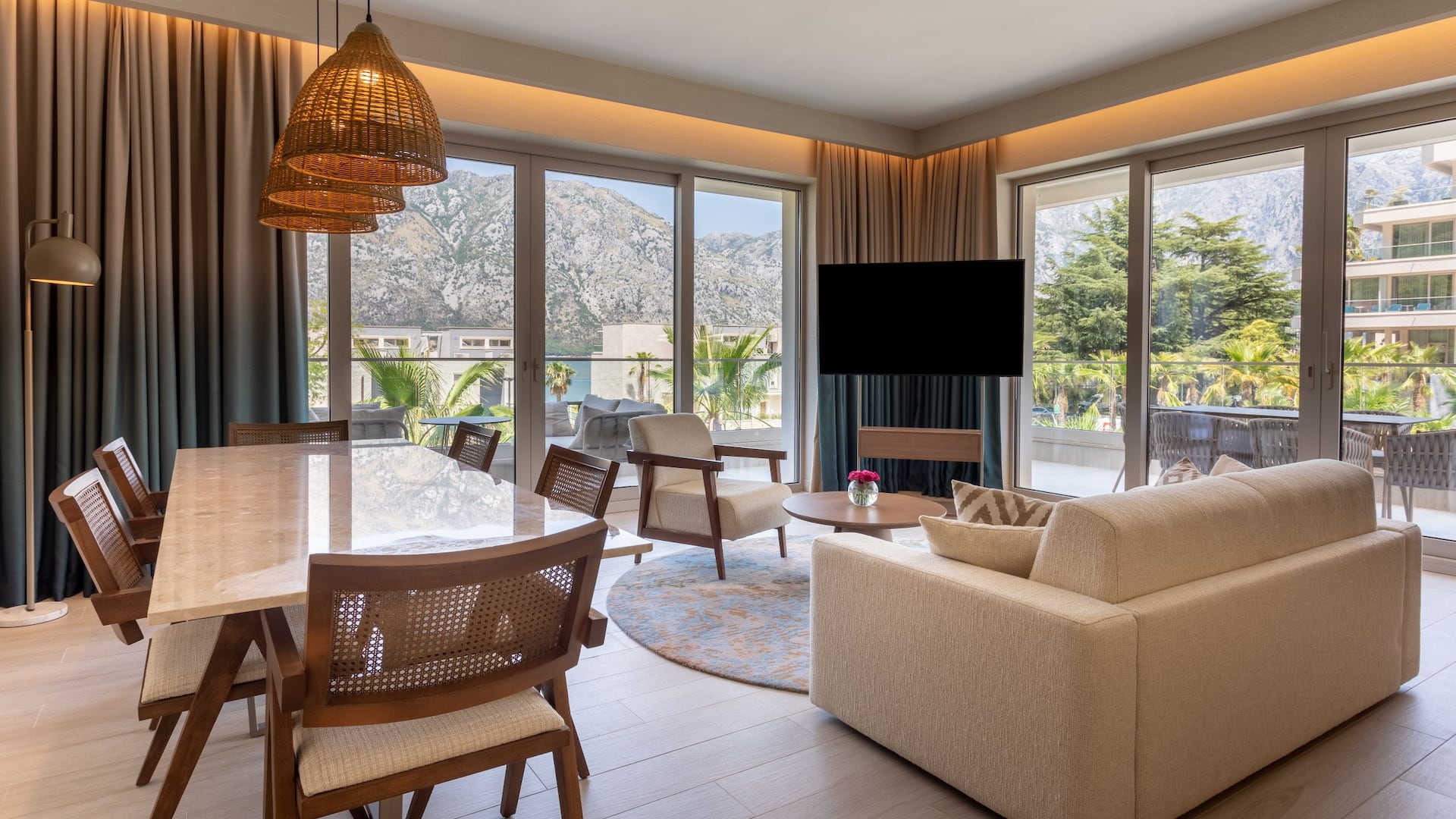 Hyatt Regency Kotor Bay Resort Two Bedroom Apartment Living Room