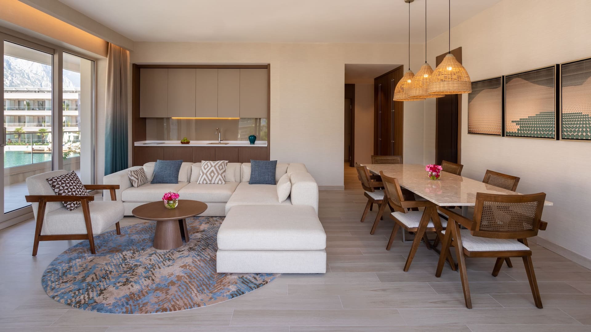 Hyatt Regency Kotor Bay Resort Three Bedroom Apartment Deluxe Livingroom Wide