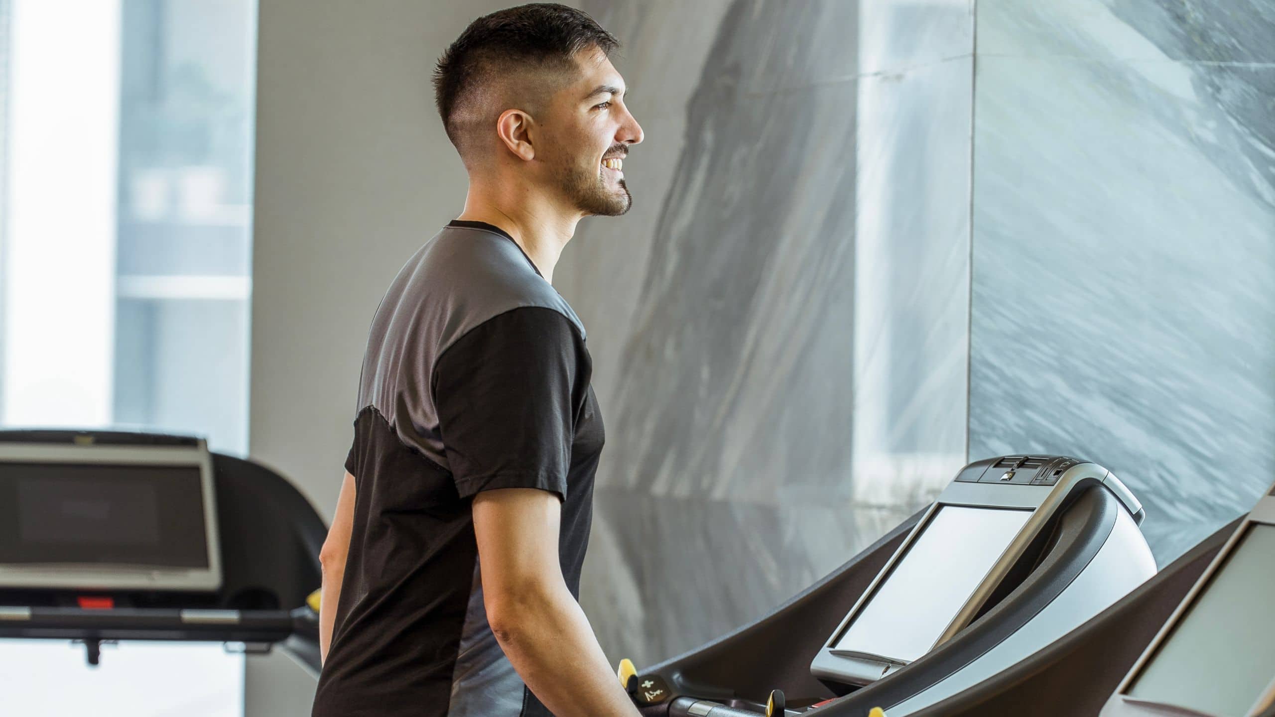 Park Hyatt Doha Male On Threadmill