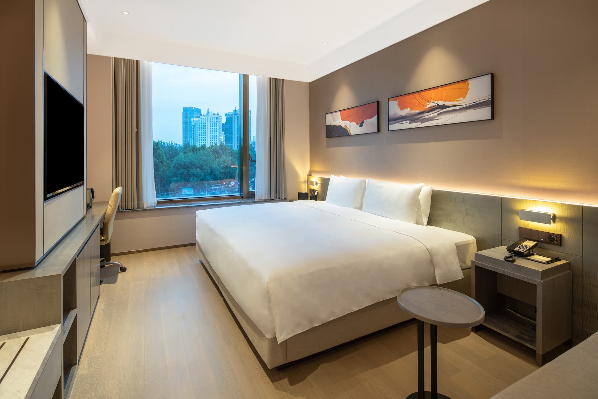 Hyatt Place Linyi People's Square One King Bed Garden View With Sofa Bed