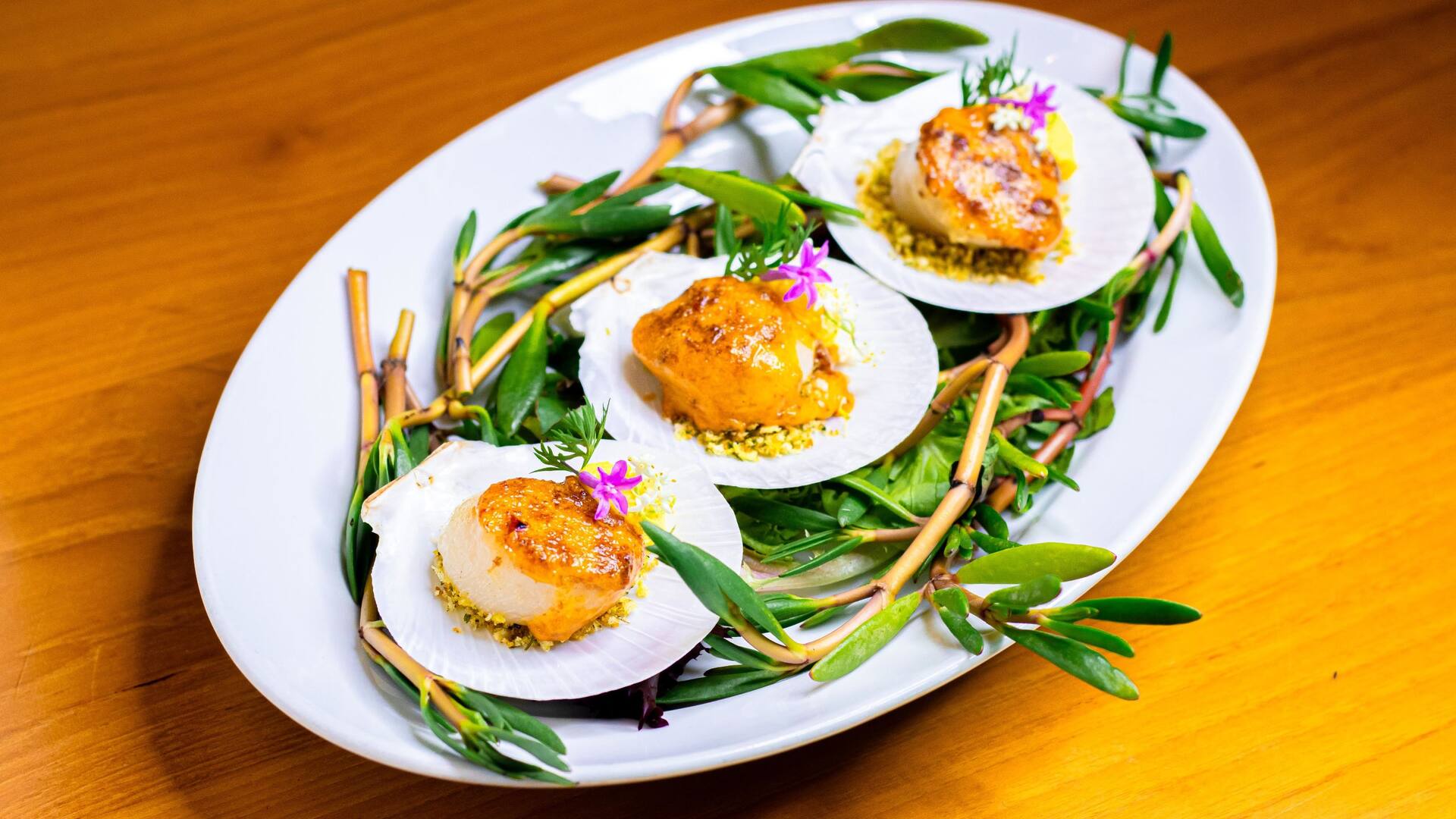 Grand Hyatt Jakarta Cs Steak Seafood Fresh From The Sea Menu Scallops