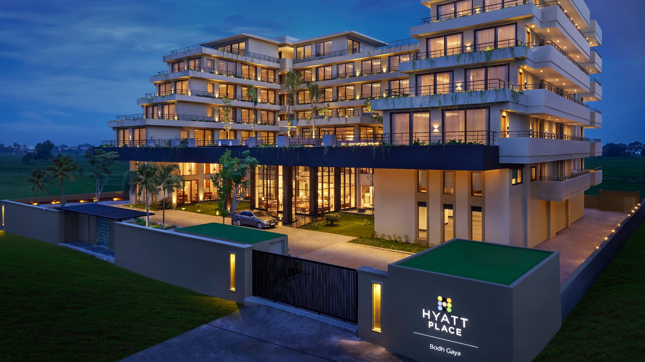 Hyatt Place Bodh Gaya Exterior Evening